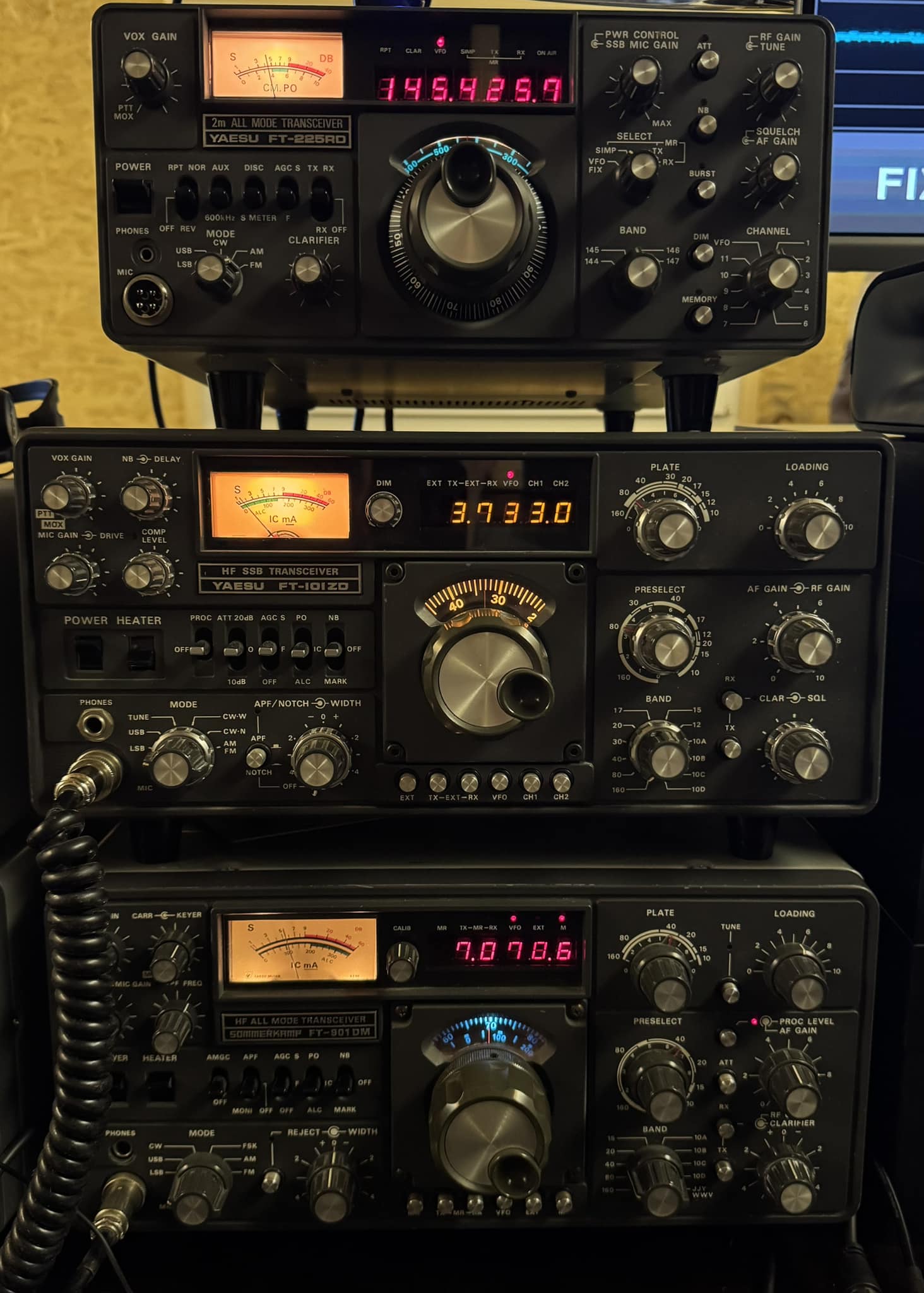 Yaesu FT-301 compact rig from early solid state era