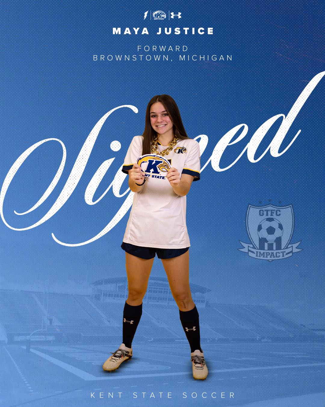 Kent - Signed. ️ 🪪 Maya Justice 🏠 Brownstown, Michigan ⚽️ Greater ...