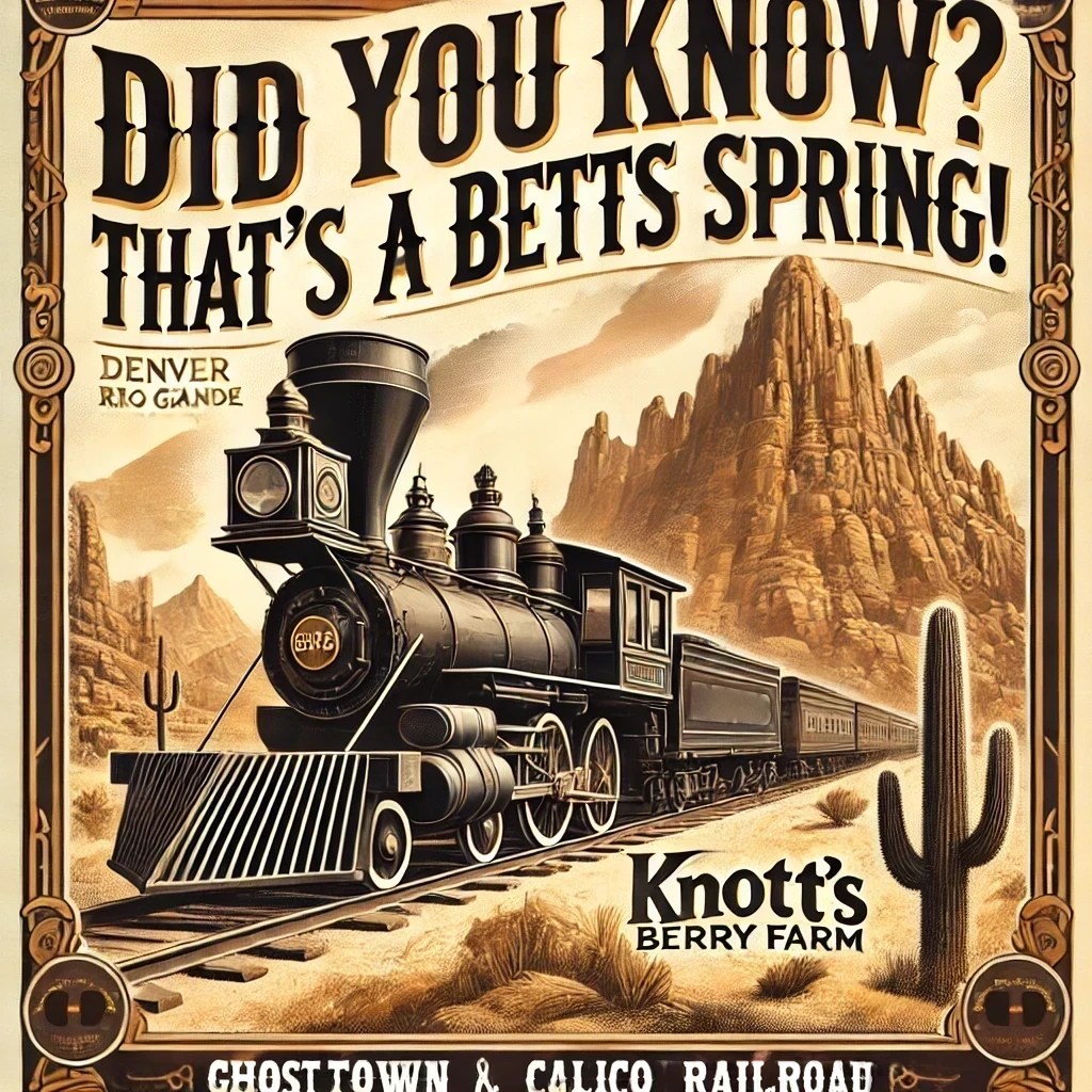 Betts - Did you know Knott's Berry Farm's famous railroad attraction ...