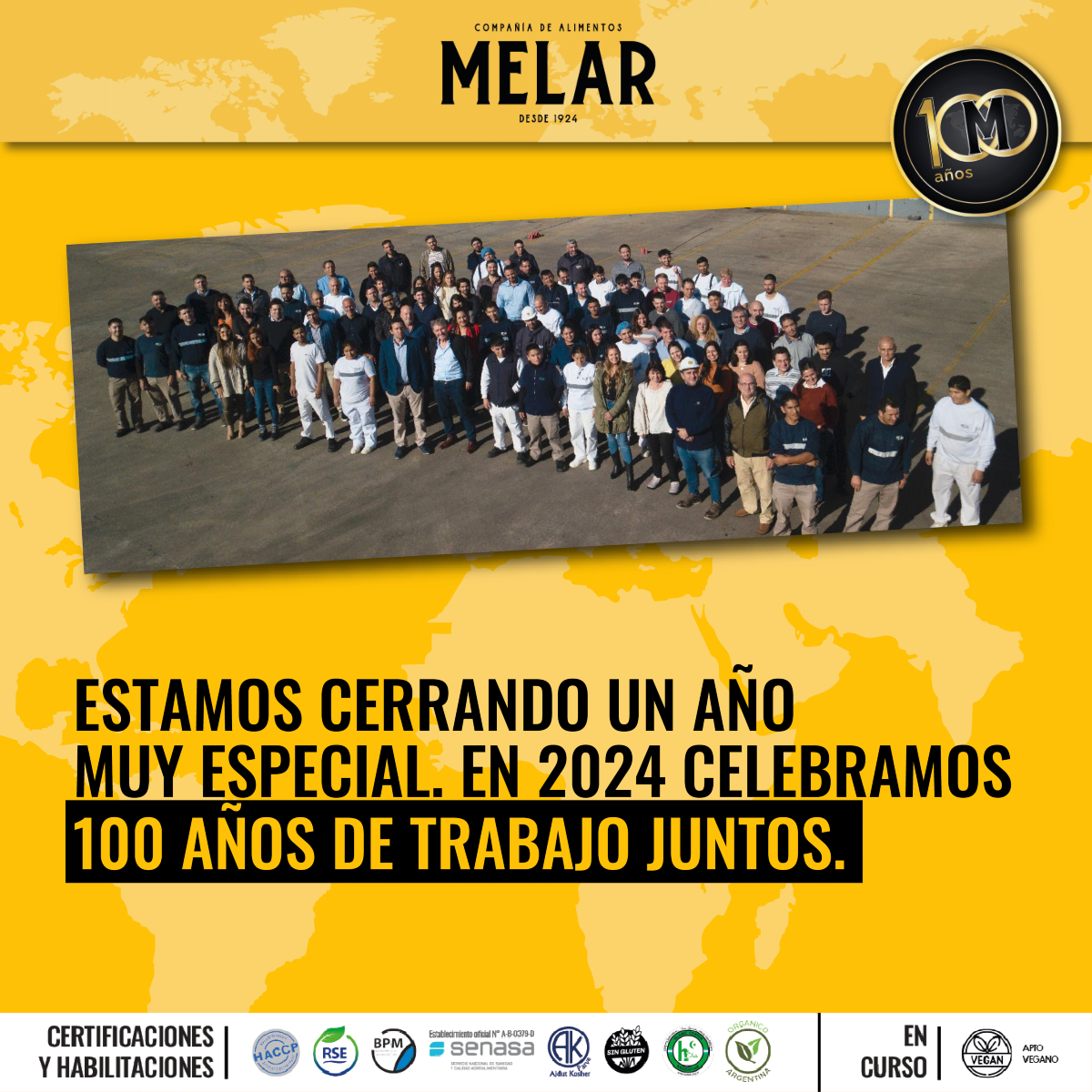 🎉 Estamos cerrando un año... - Melar - Compañia de Alimentos | Facebook