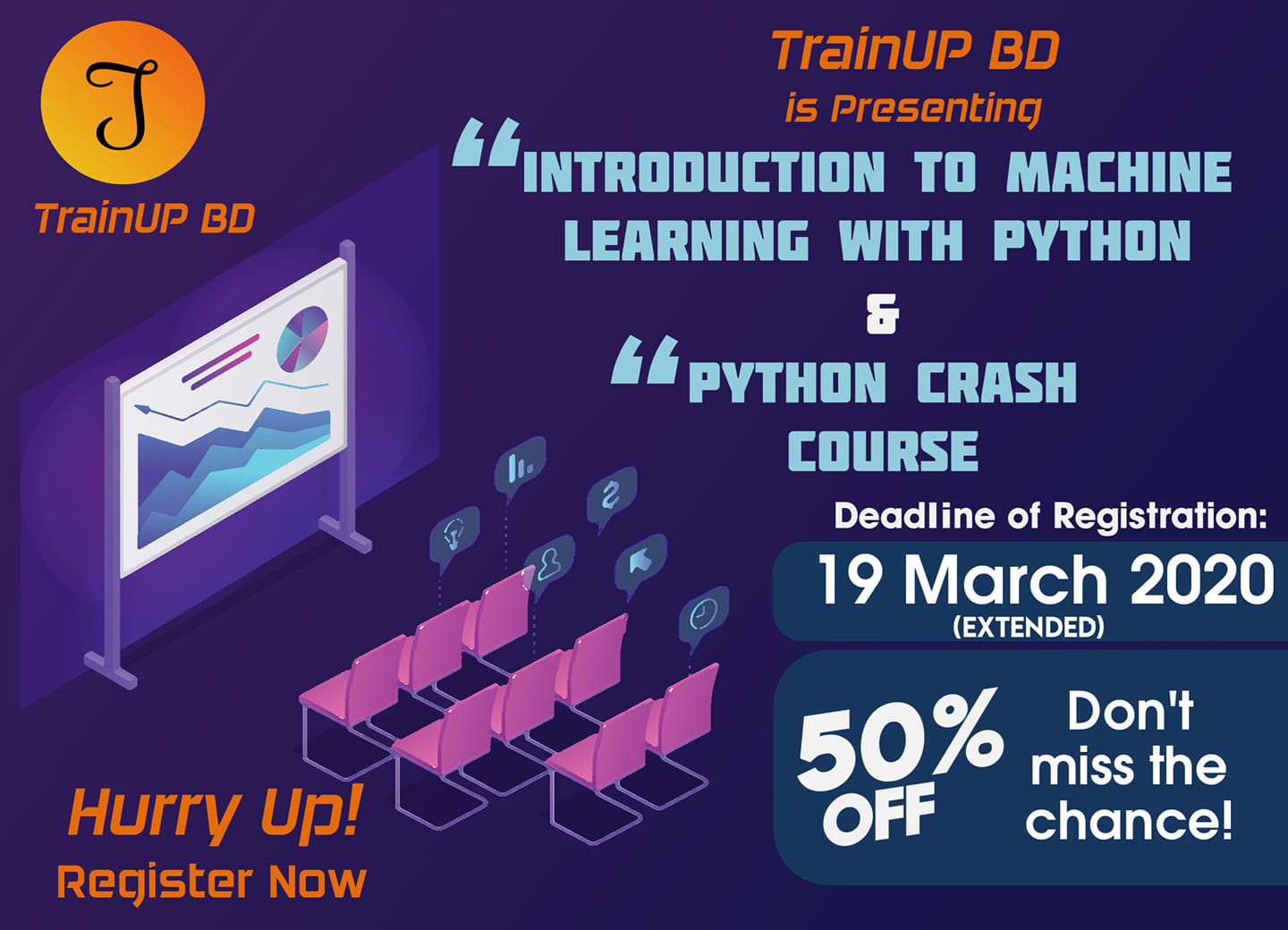 TrainUp BD - #Why??? #Python_Crash_Course (Beginner version) & #Machine ...