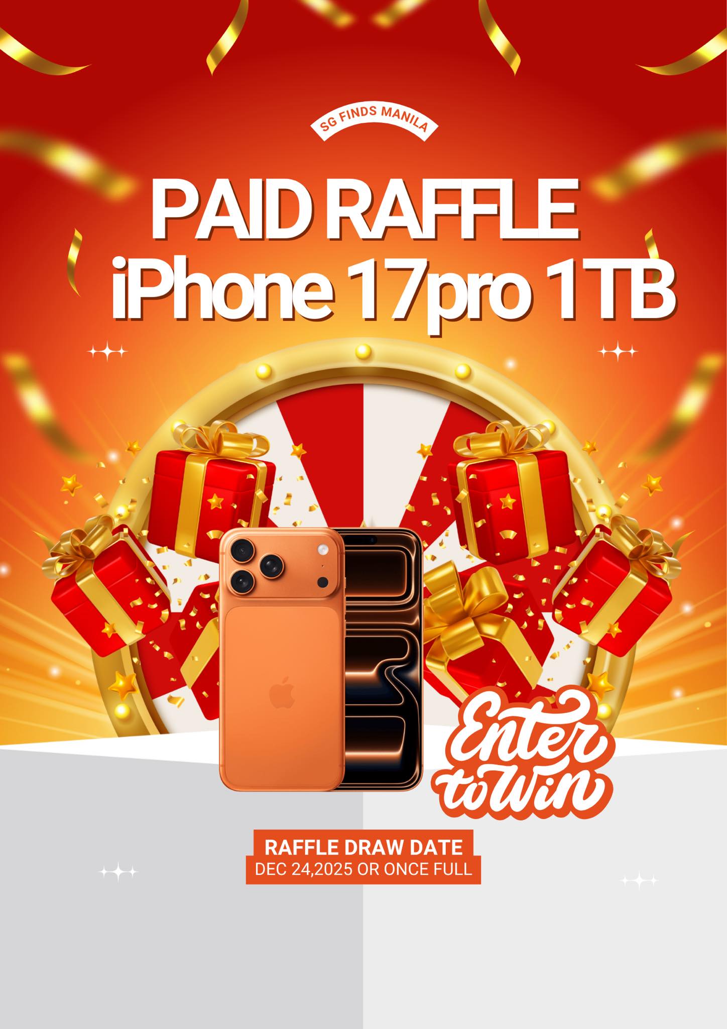 SG FINDS MANILA - 🚨 PAID RAFFLE TIME! 🚨 Grand Prize:... | Facebook