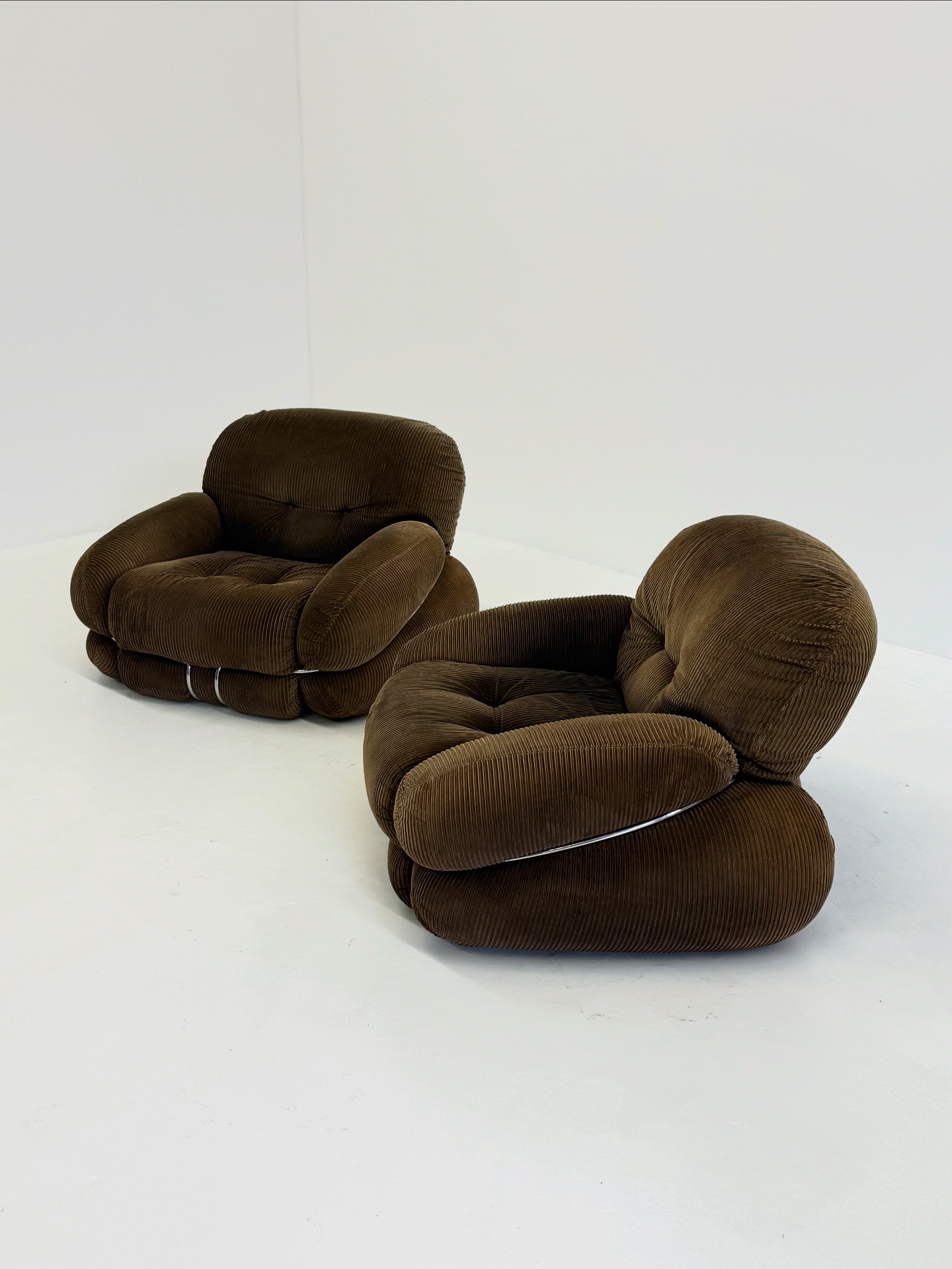 The Okay armchair by Adriano Piazzesi (1970s) is a playful yet 