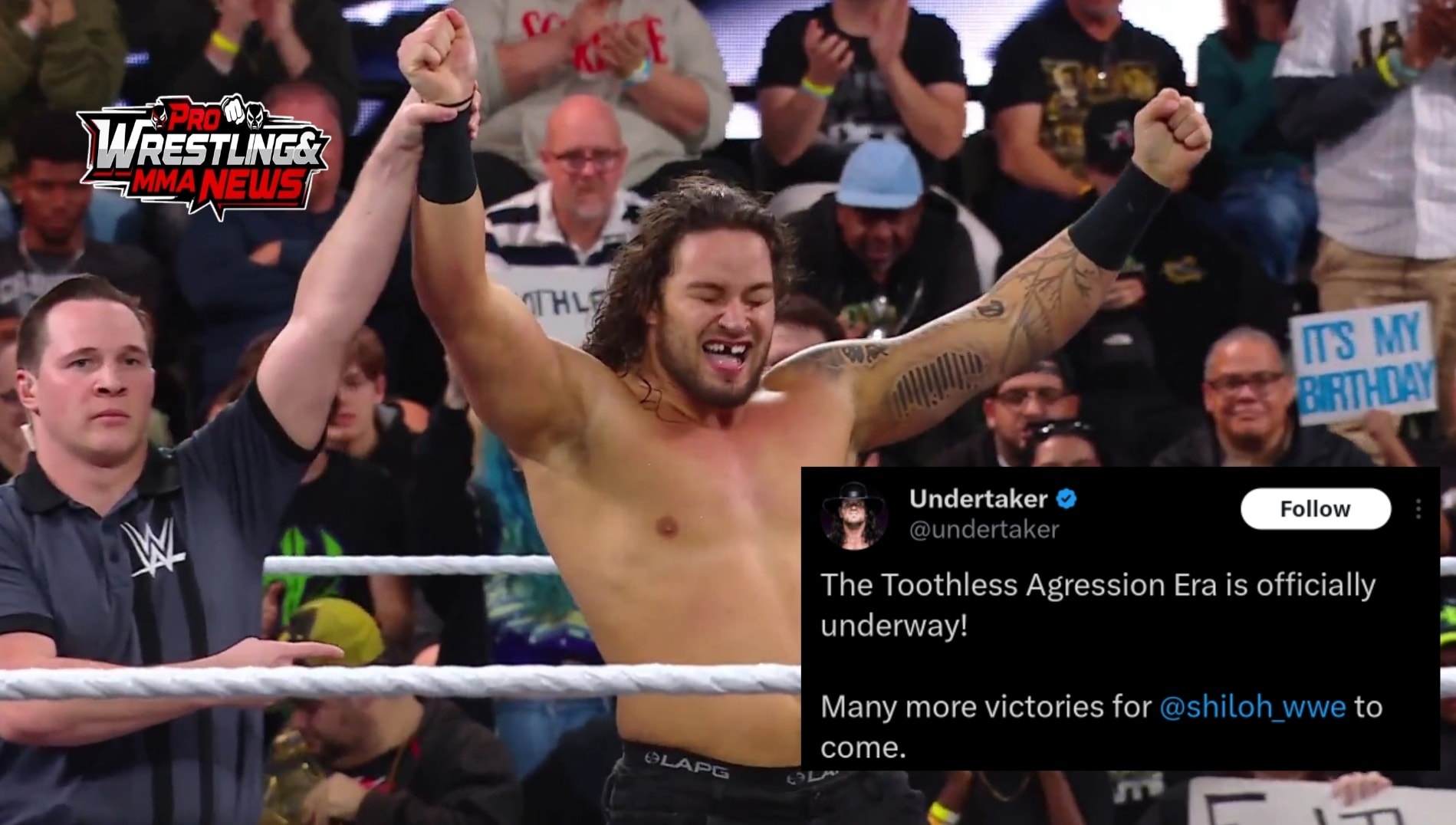 Pro - Undertaker reacts to Shiloh's debut tonight on #WWENXT !!! -MOD ...