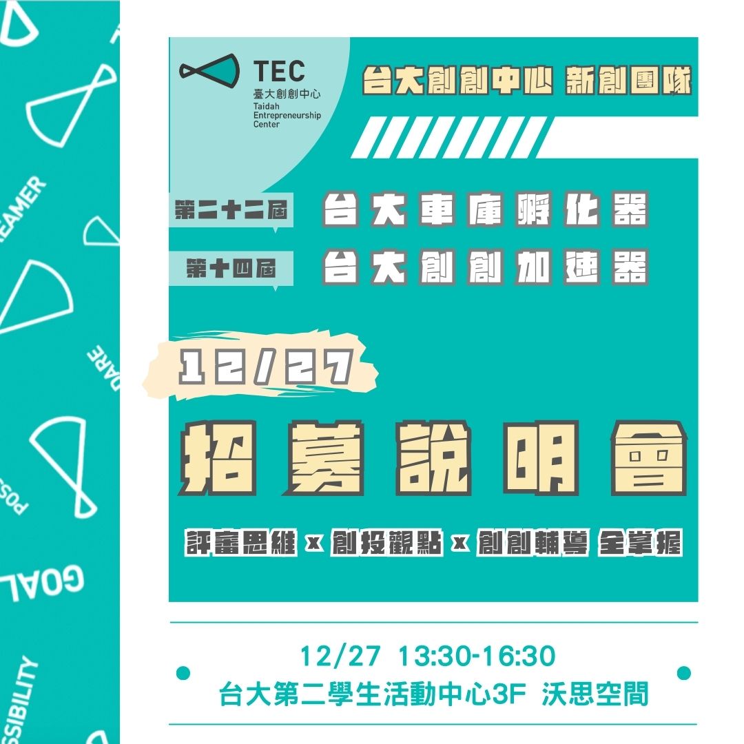 台大創創中心 - 台大創創中心 added a new photo.