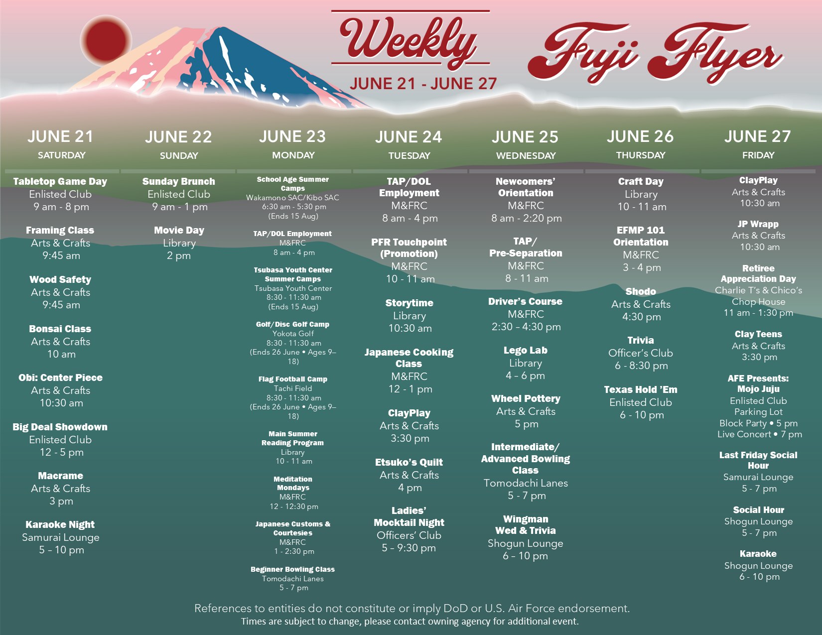 Yokota - The Fuji Flyer 🗻 Stay tuned every week to find out what’s ...