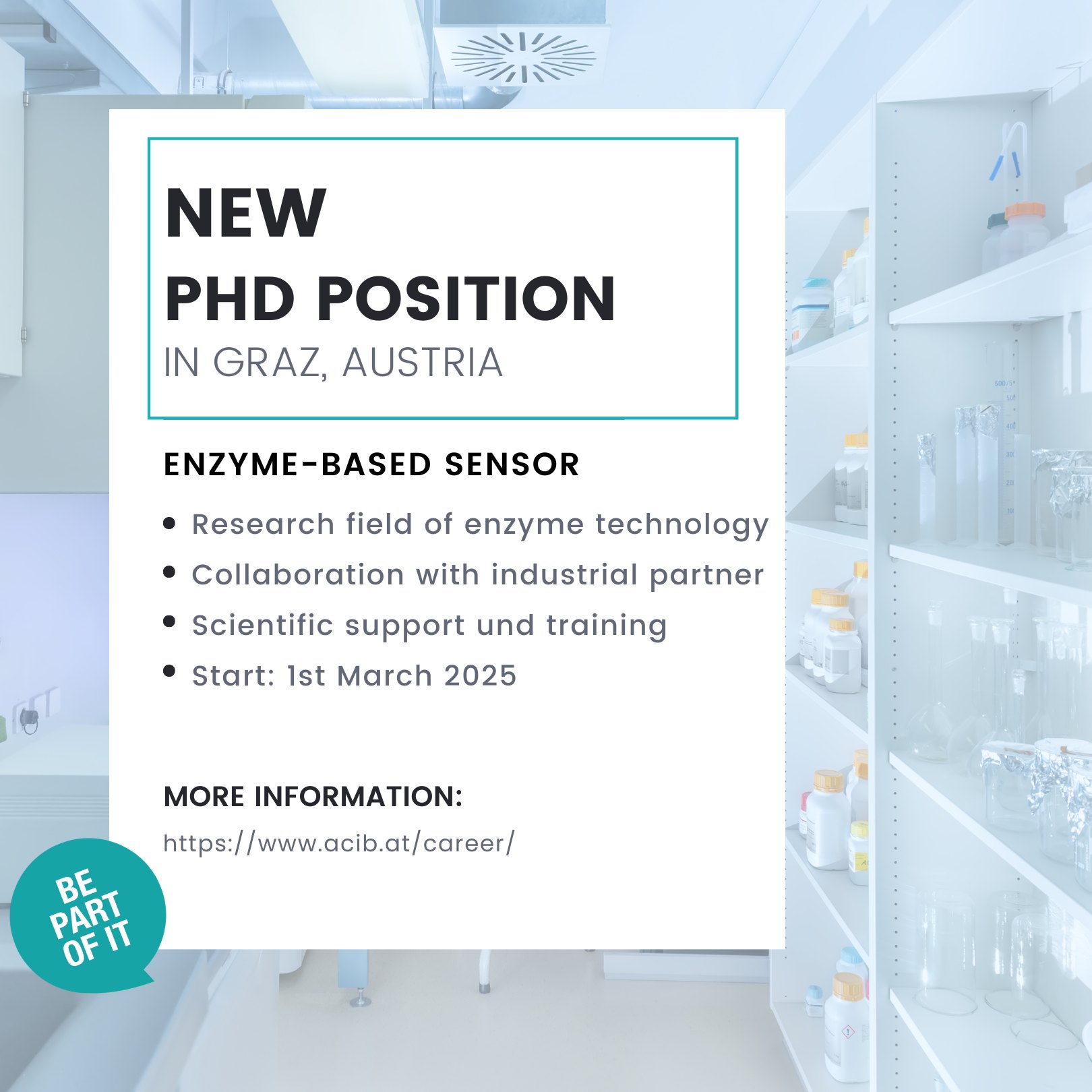 acib GmbH - 📢 PhD Position in Enzyme-Based Biosensor Development ...