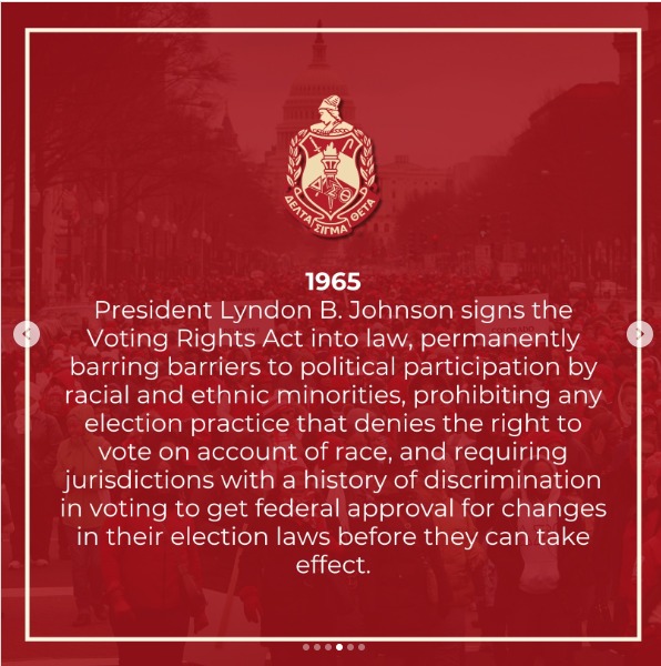 #OnThisDay 60 years ago, the Voting Rights Act of 1965 was signed ...