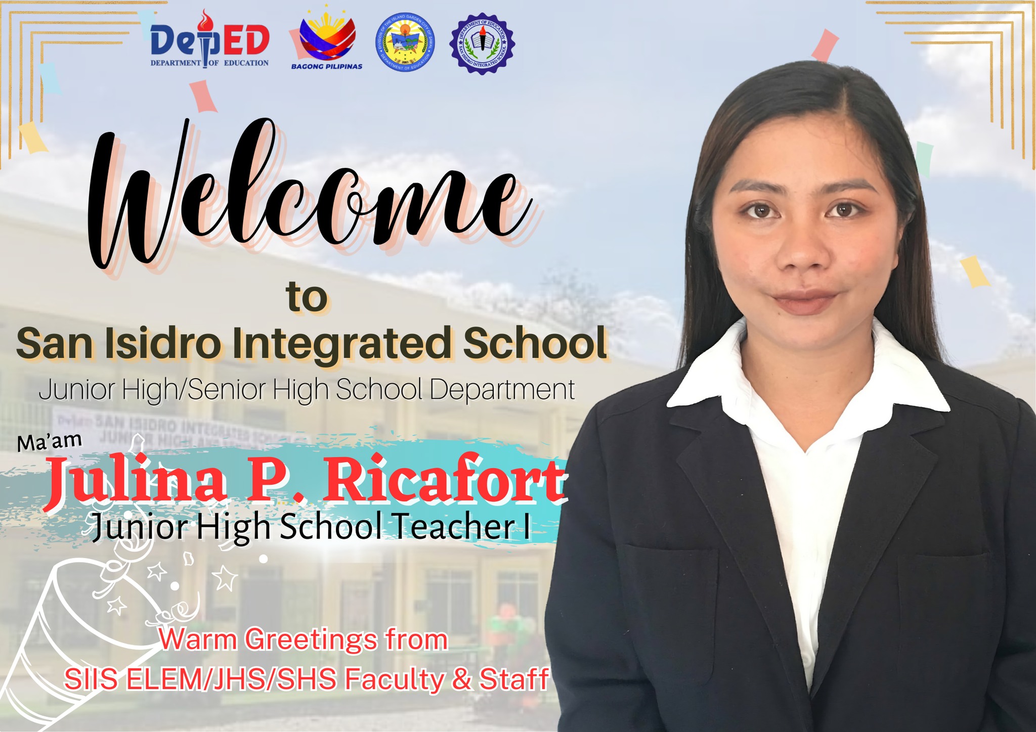 🌟... - San Isidro Integrated School - Junior & Senior High | Facebook