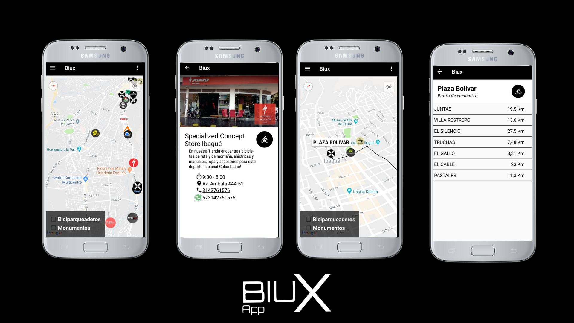 Biux - Descubre tu ciudad en bicicleta! EMPRESAS - PUNTOS...