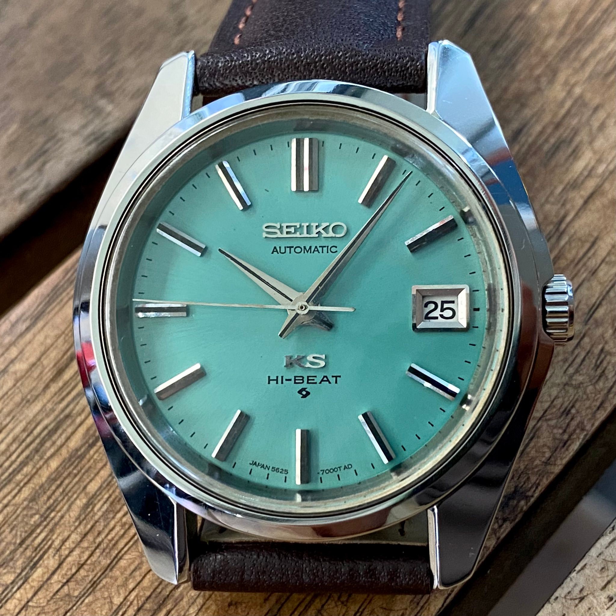 Vintage November 1968 King Seiko KS Hi-Beat 5625-7000 Grammar of 