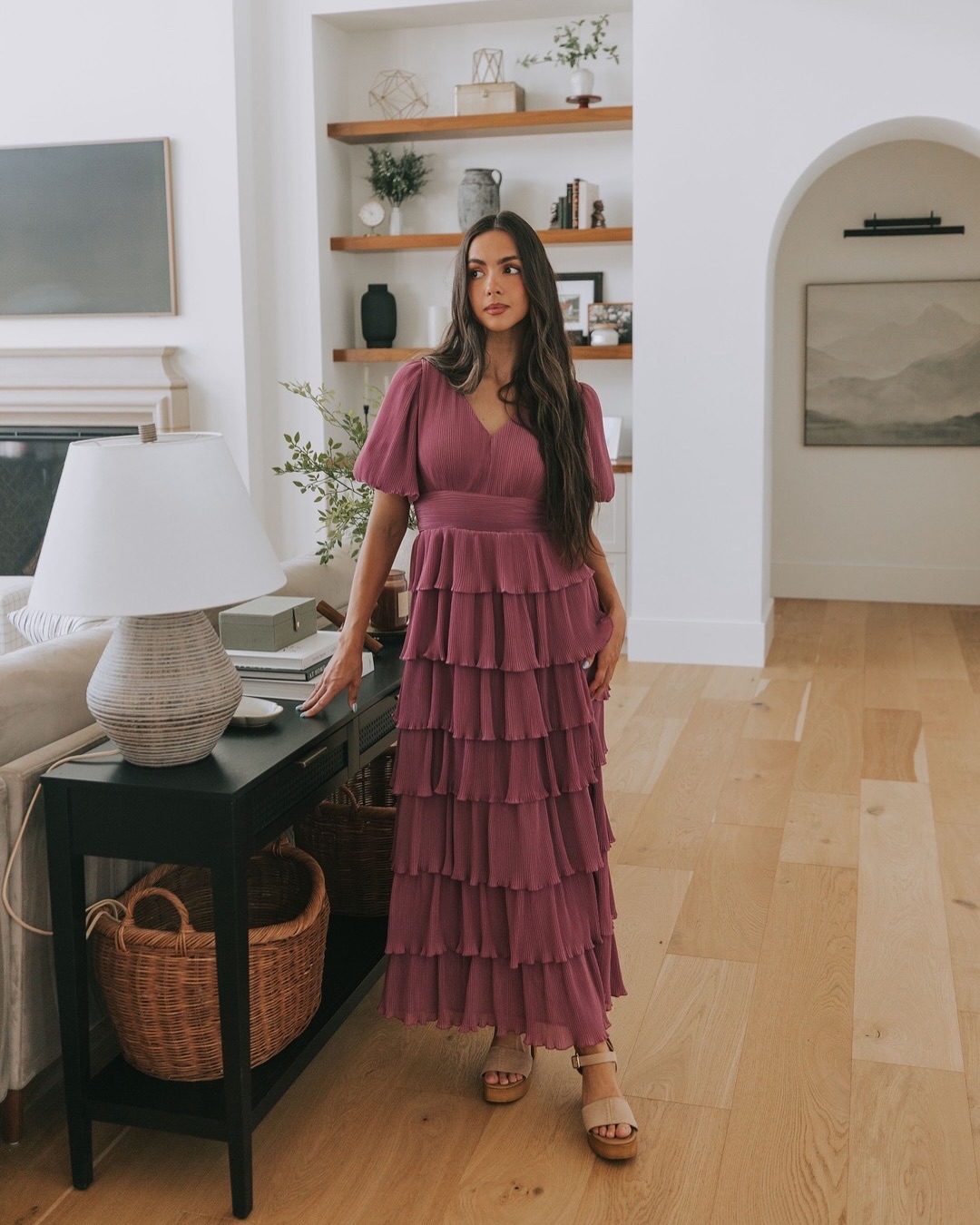 satin dress with long sleeves Soft dress, long-sleeve, off-shoulder Sale Size:EU 42 / US 8 - 8.5 20,156 Woman Red Dress handmade This dress is a