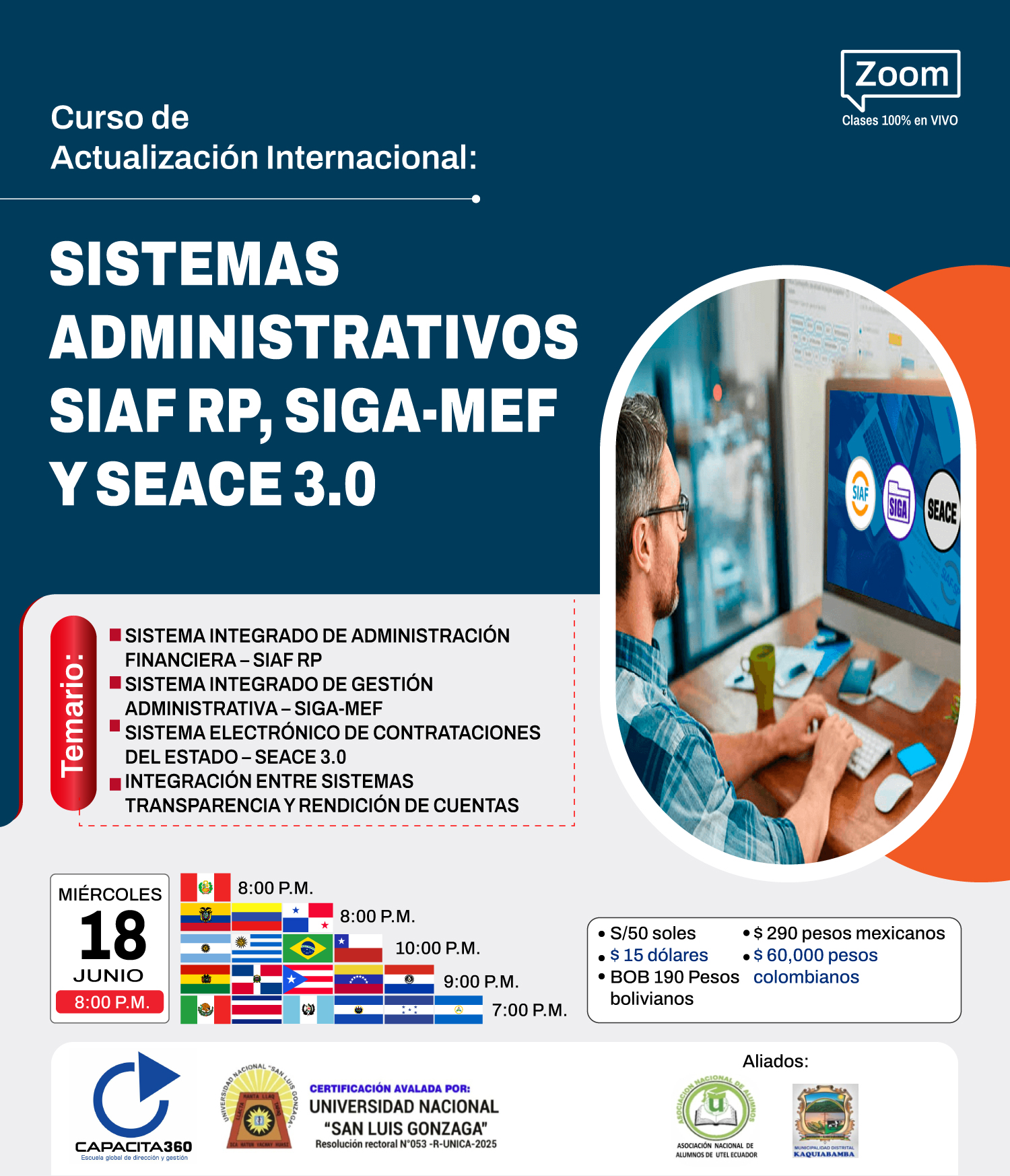 Capacitación - 🛑𝐒𝐈𝐒𝐓𝐄𝐌𝐀𝐒 𝐀𝐃𝐌𝐈𝐍𝐈𝐒𝐓𝐑𝐀𝐓𝐈𝐕𝐎𝐒 𝐒𝐈𝐀𝐅 𝐑𝐏, 𝐒𝐈𝐆𝐀-𝐌𝐄𝐅 𝐘 𝐒𝐄𝐀𝐂𝐄 𝟑.𝟎 ...