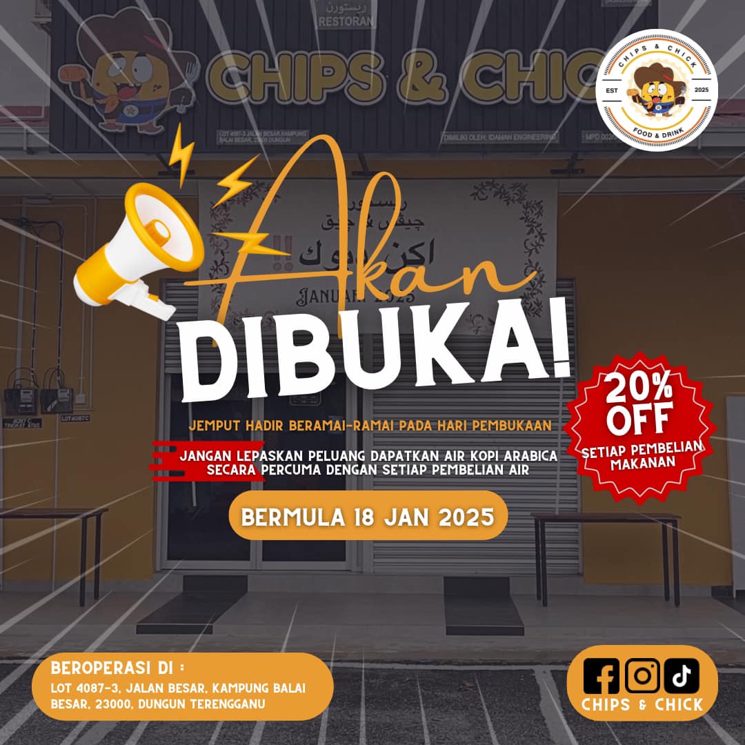DUNGUN | 🎉🎊 𝗣𝗘𝗠𝗕𝗨𝗞𝗔𝗔𝗡 𝗥𝗔𝗦𝗠𝗜 𝐂𝐇𝐈𝐏𝐒 & 𝐂𝐇𝐈𝐂𝐊 𝗗𝗨𝗡𝗚𝗨𝗡 🎊🎉 | Facebook