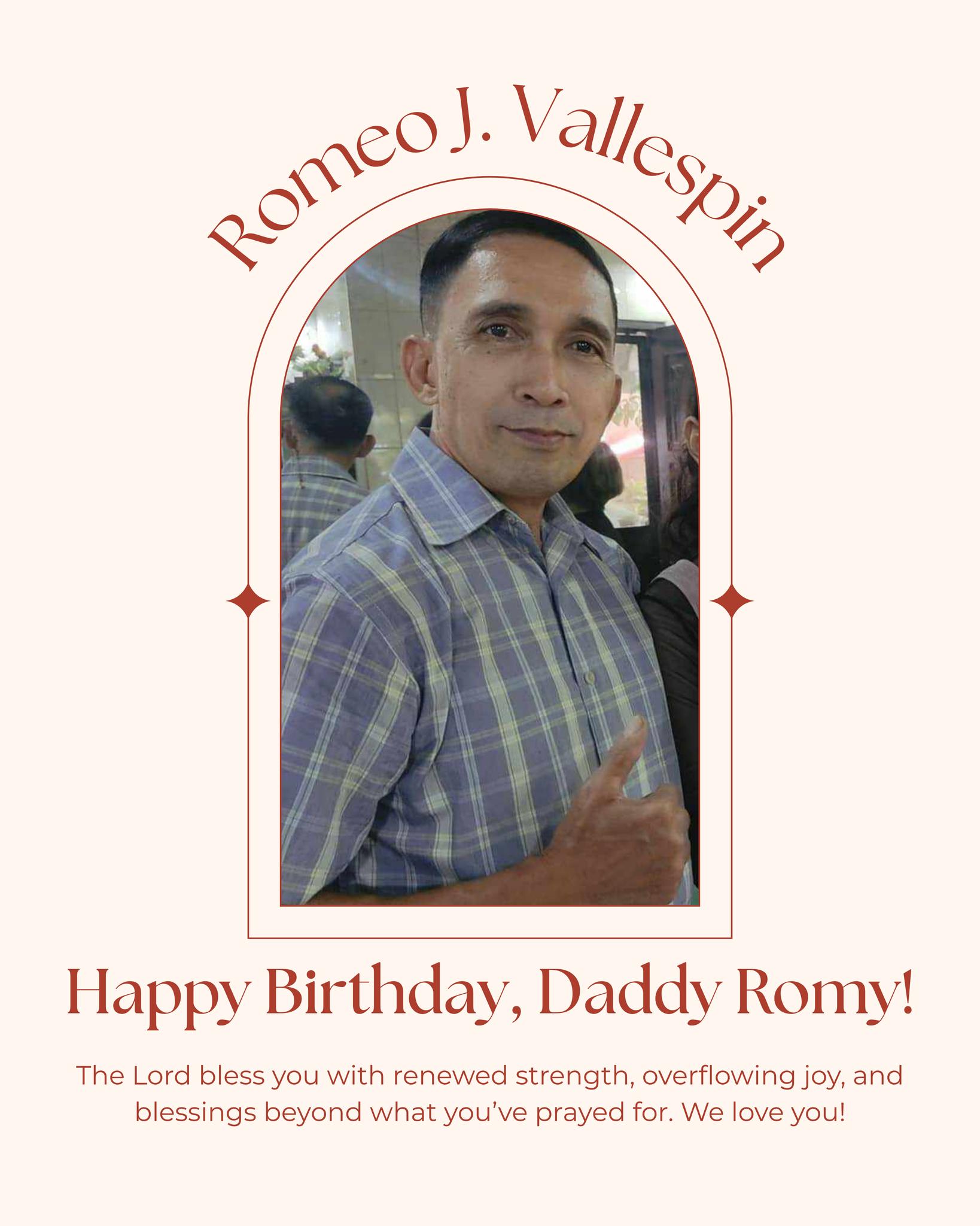 🎉 Happy Birthday, Daddy Romy! ️... - The Sanctuary Iligan | Facebook