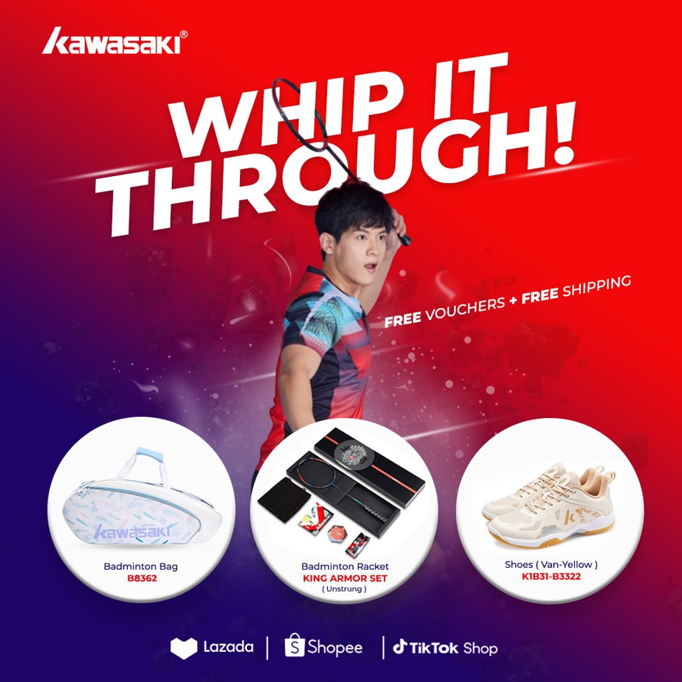 Smash your way to victory with Kawasaki. Shop here now: Lazada