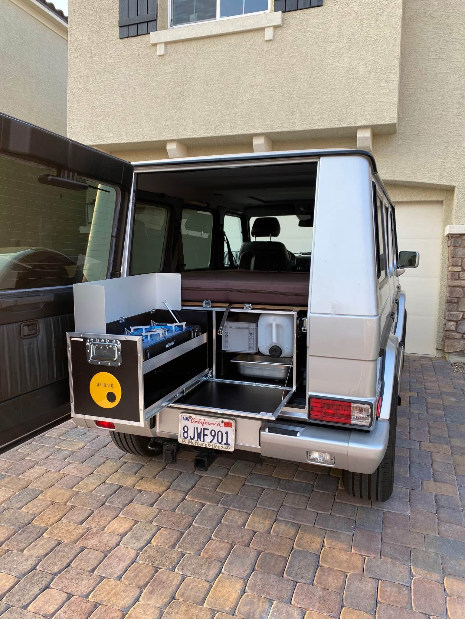 Camping Module for Mercedes-Benz G-Wagon G500 G550 G63 AMG queen bed ...