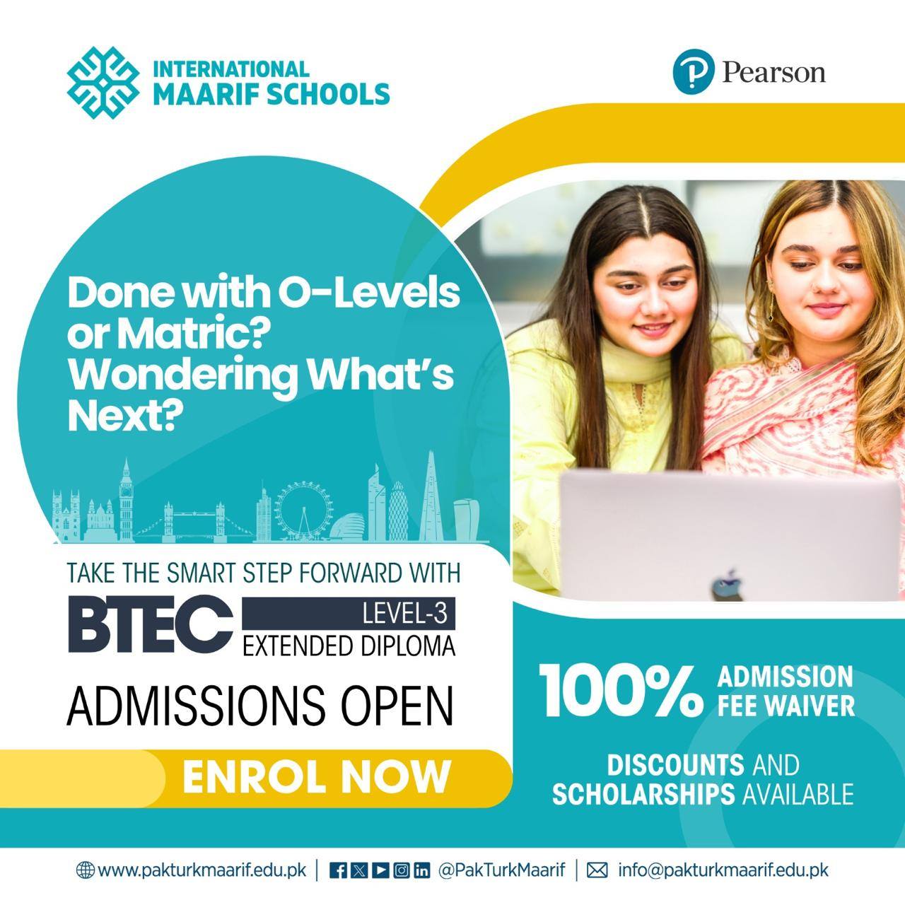 International - Admissions Open for BTEC Level 3 2025-2026! 🚀 Pursue ...