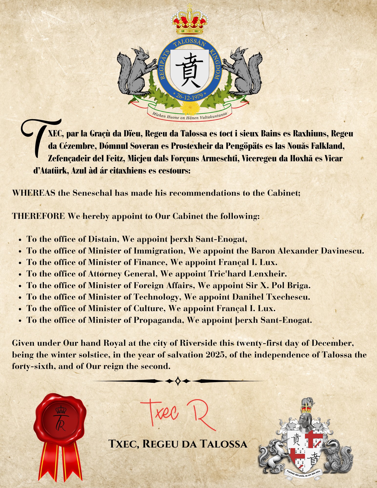 The Kingdom of Talossa