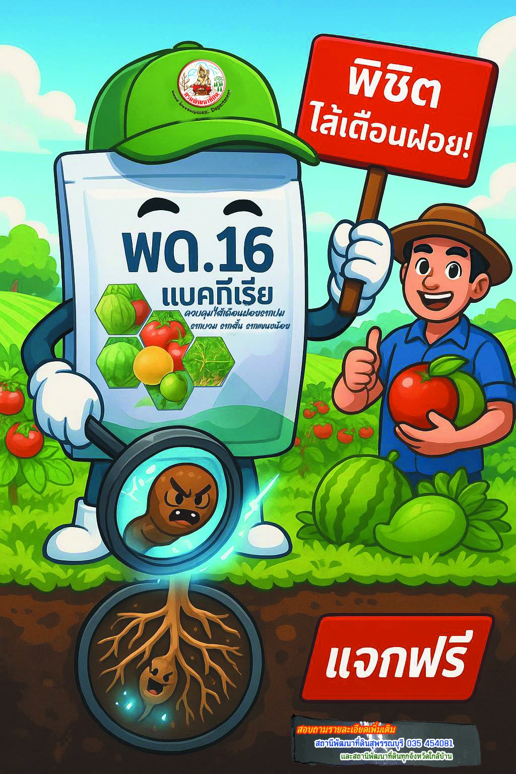 พด.16 แบคทีเรีย... - สถานีพัฒนาที่ดินสุพรรณบุรี | Facebook