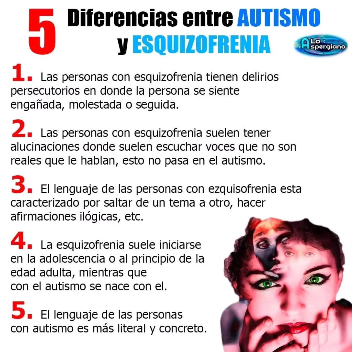 A Lo Aspergiano - Estas son algunas diferencias entre el autismo y la ...