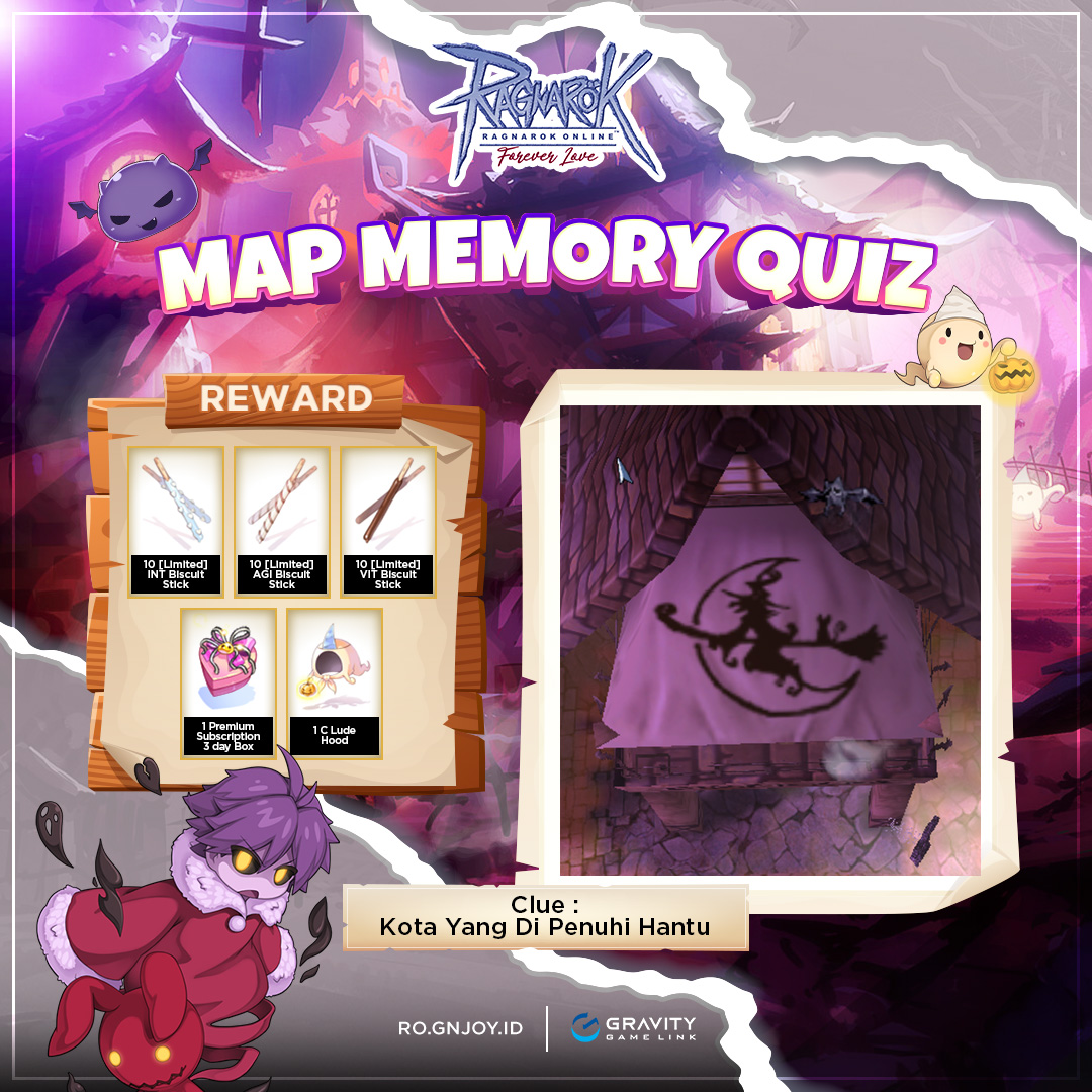 Ragnarok: - 👻 MAP MEMORY QUIZ 👻 Kamu ingat di mana lokasi ini? Clue-nya ...