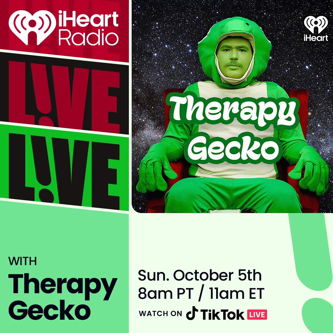 iHeartRadio - TODAY’S THE DAY! ⏰ Therapy Gecko is going... | Facebook
