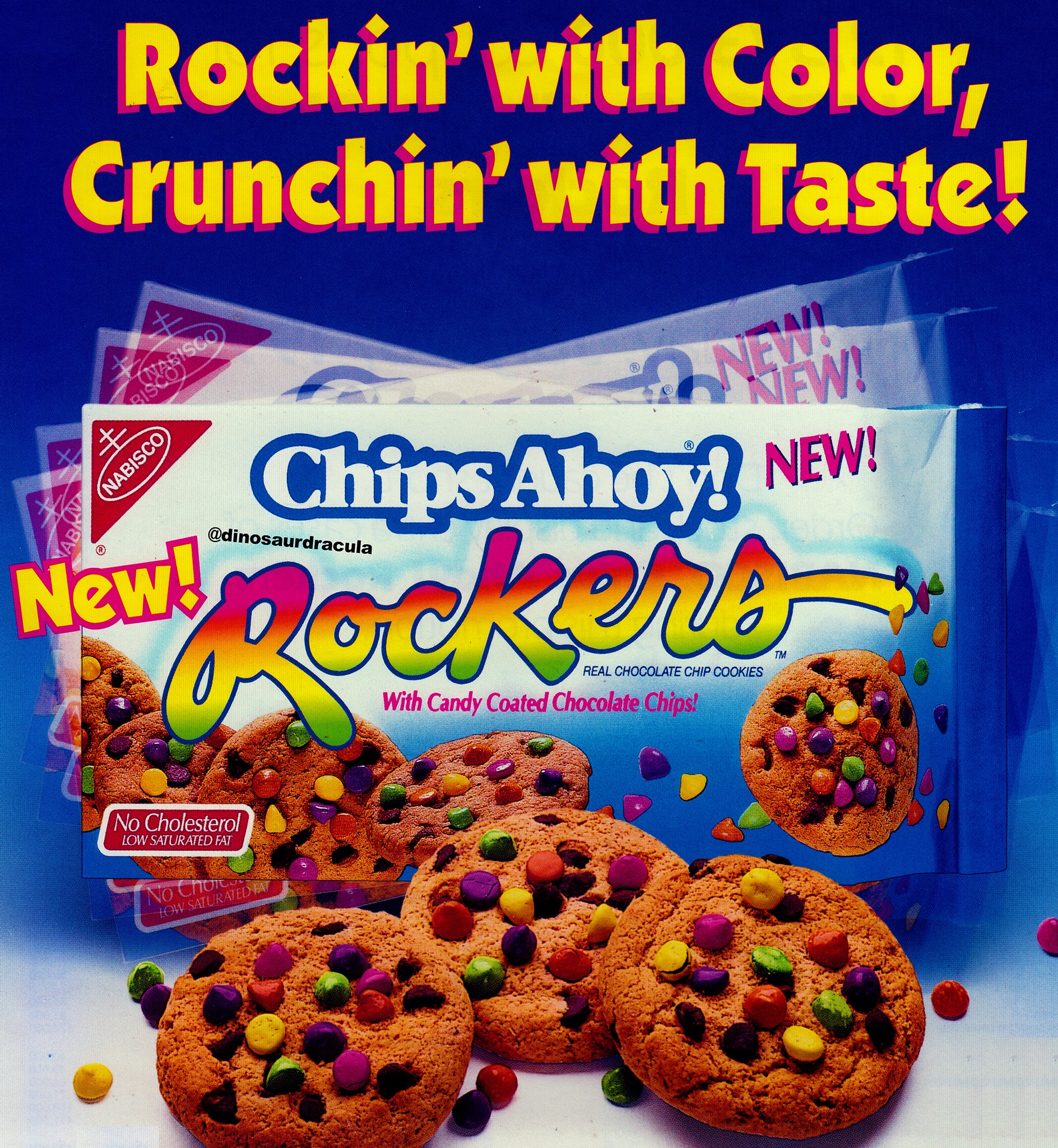 Dinosaur Dracula - Briefly available in 1992, Chips Ahoy Rockers threw ...