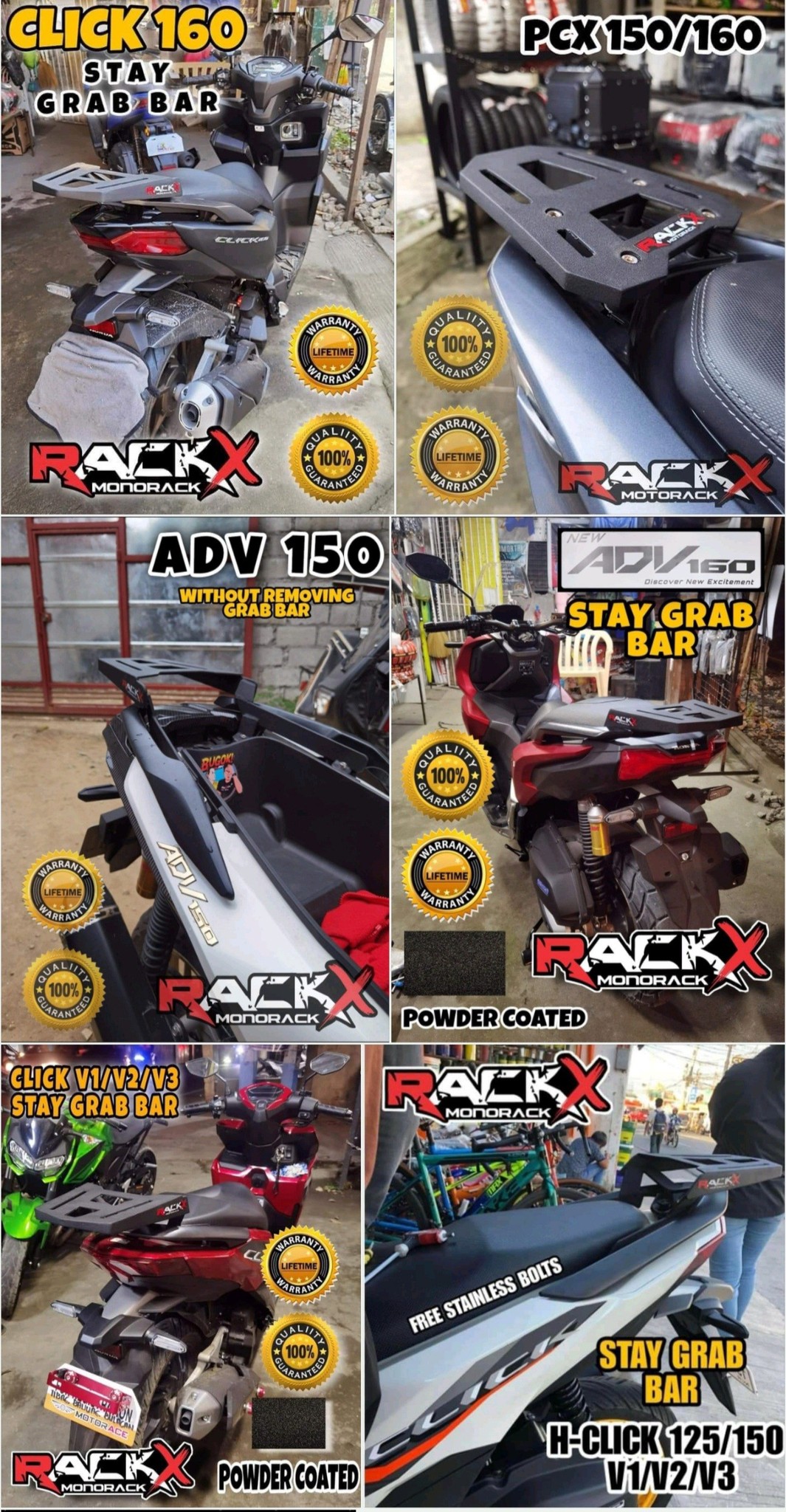 JOEY - NOW AVAILABLE 🔥🔥🔥 All New Rack X Monorack for Honda Click V1/V2 ...