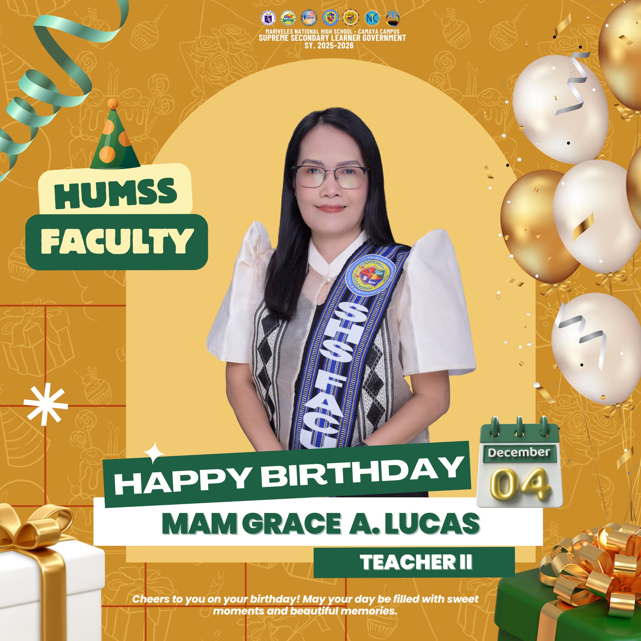 👩🏻‍🏫 | 𝗠𝗮𝗺 𝗚𝗿𝗮𝗰𝗲 𝗟𝘂𝗰𝗮𝘀 🥳 𝘏𝘜𝘔𝘚𝘚 𝘍𝘢𝘤𝘶𝘭𝘵𝘺 𝘛𝘦𝘢𝘤𝘩𝘦𝘳 | 12.04.25 ;༊ On behalf ...