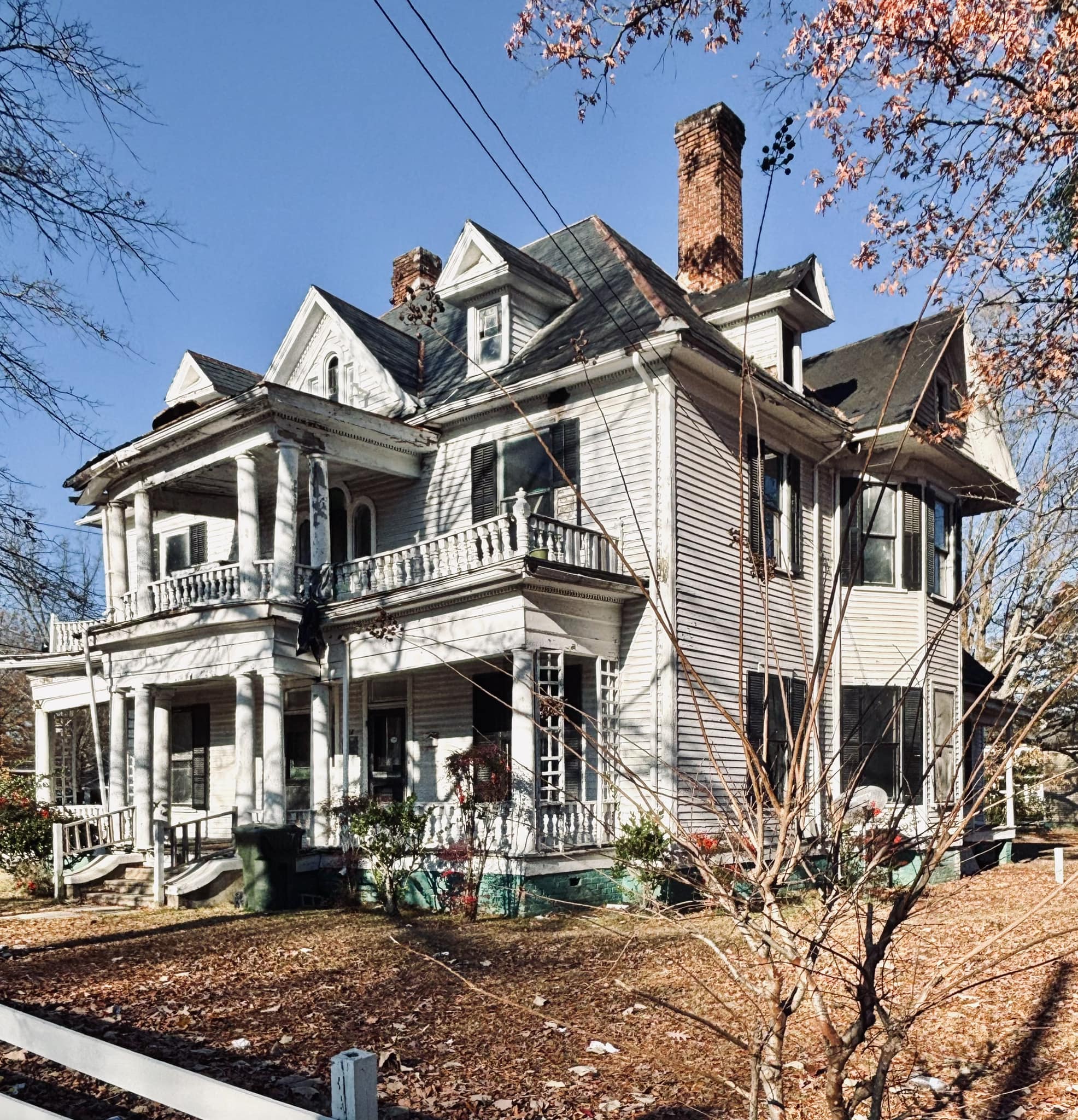 The Deterioration Of Dr. William S. Anderson House Circa 1905
