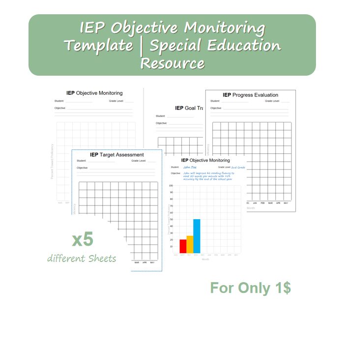 Special Education Community | IEP Template and Sample Completed IEPs ...