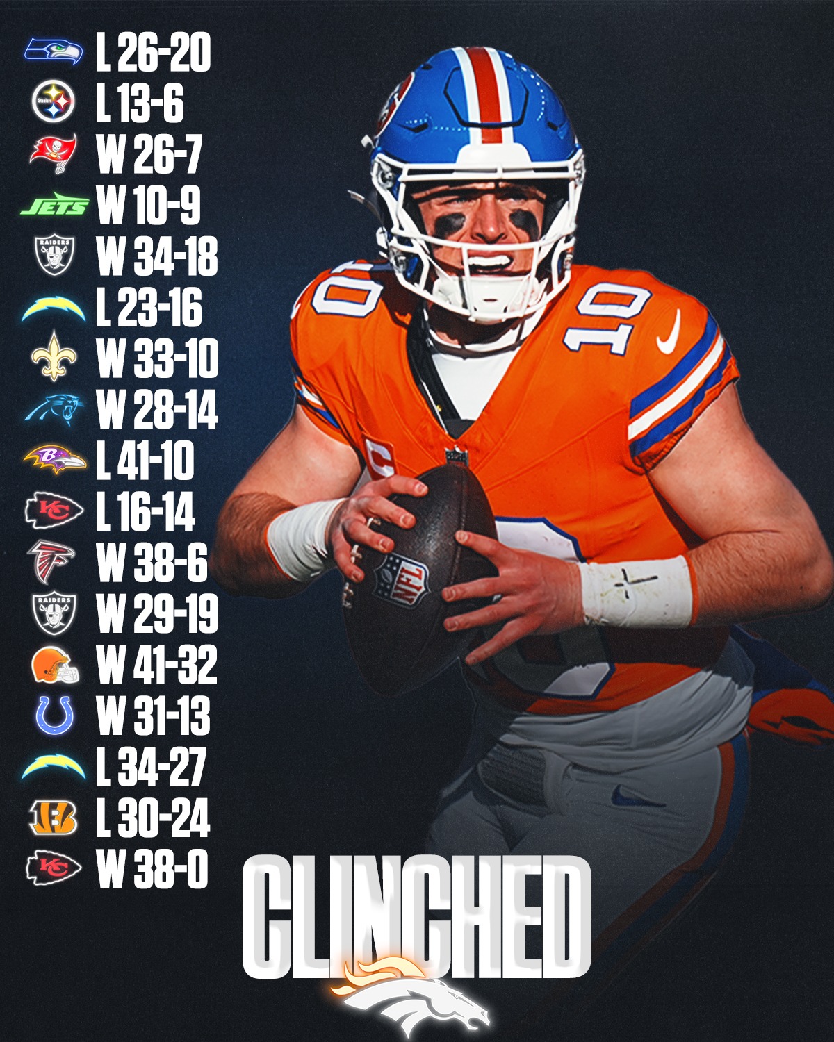 The Broncos have clinched a... - Sunday Night Football on NBC