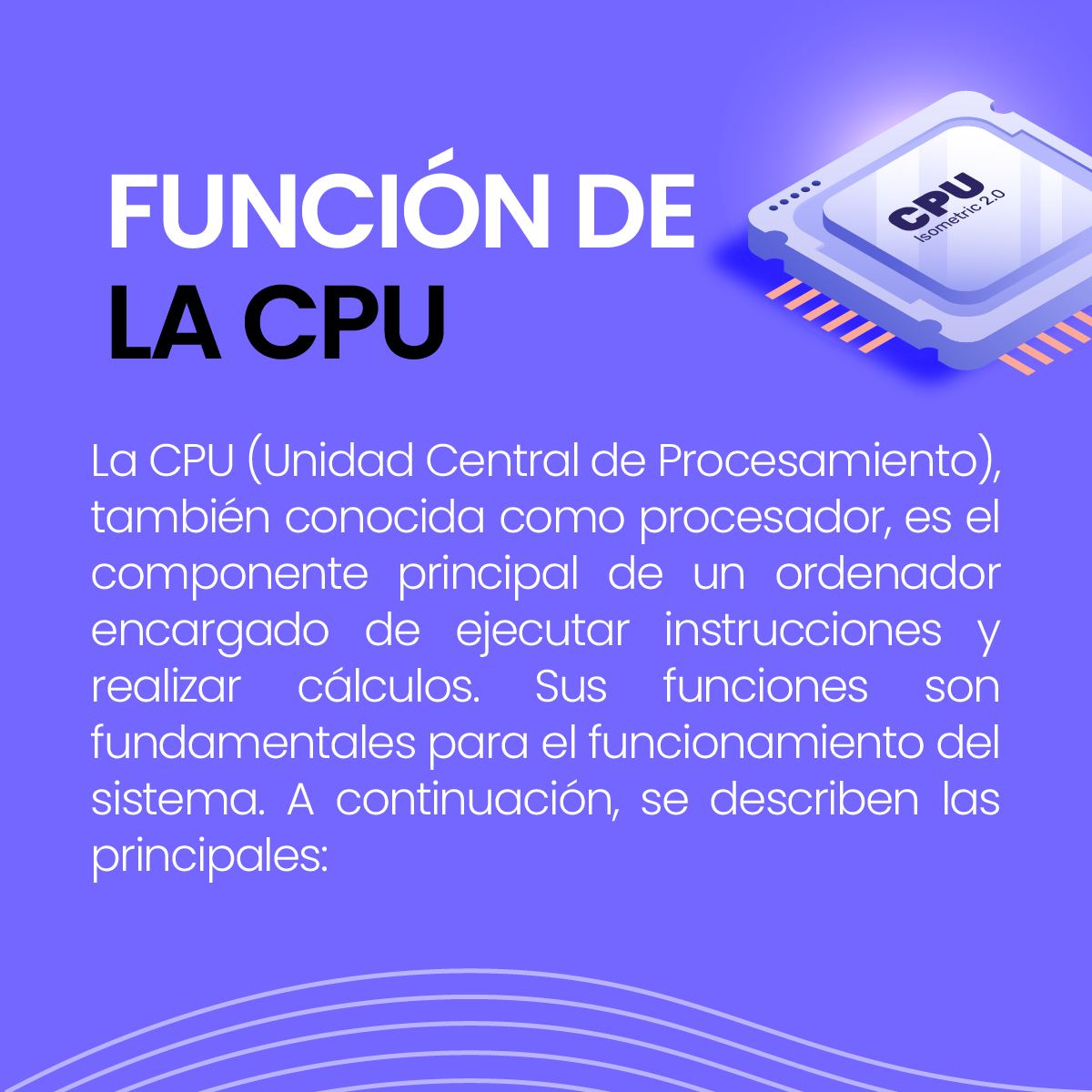 Computienda - 💻 ¿Qué es la CPU y cómo funciona? La CPU⚡,...