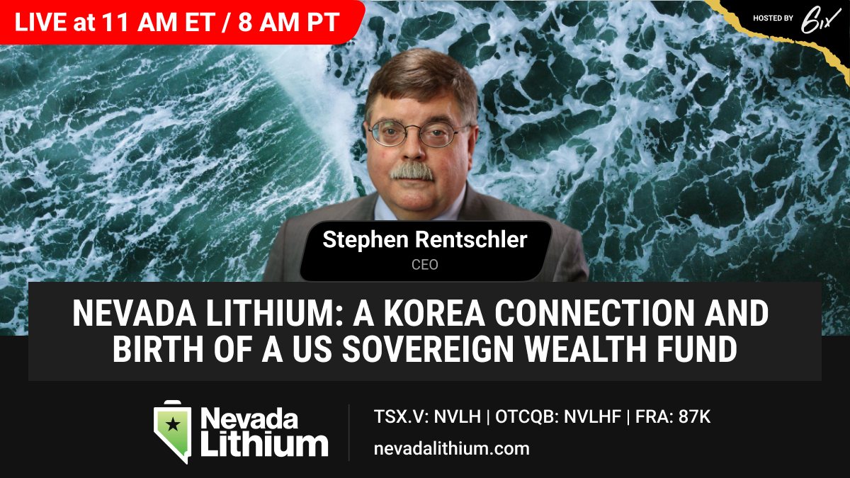 In one hour, join CEO Stephen... - Nevada Lithium Resources | Facebook