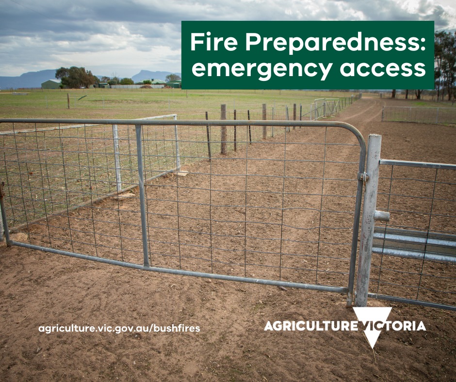 🚒 Will emergency services be able... - Agriculture Victoria | Facebook