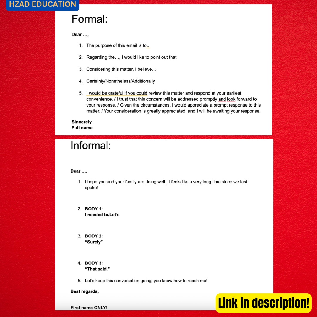 HZad Education - CELPIP Writing Templates for 2026 are... | Facebook