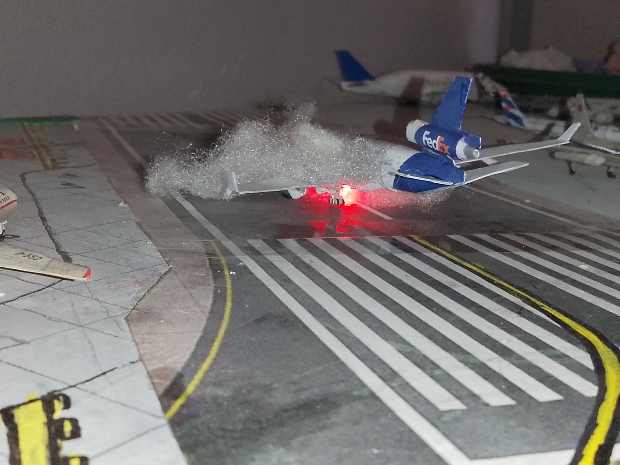FedEx Express Flight 80, an MD-11, crashed while landing at Narita