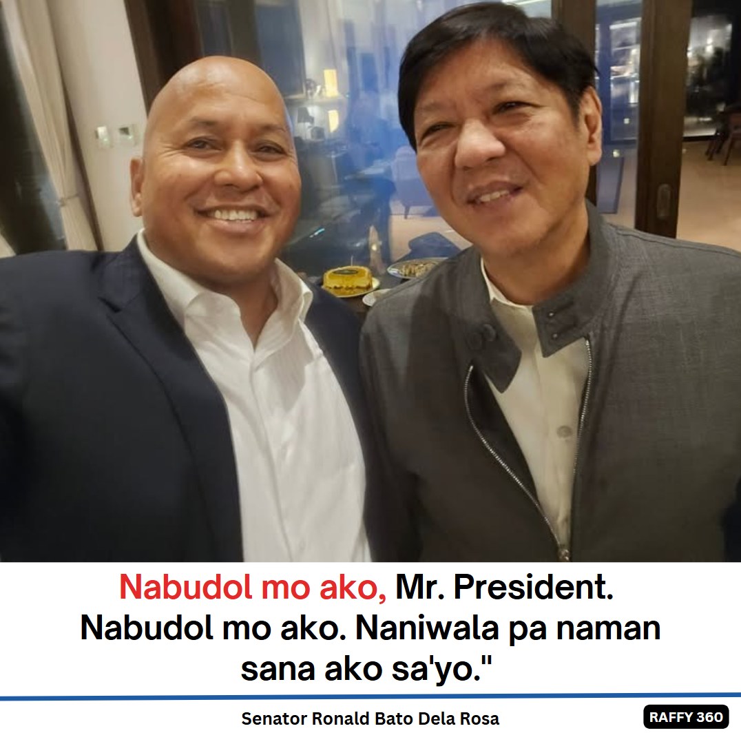 Raffy - Sinabi ni Senador Bato Dela Rosa na nangako umano sa kaniya si ...