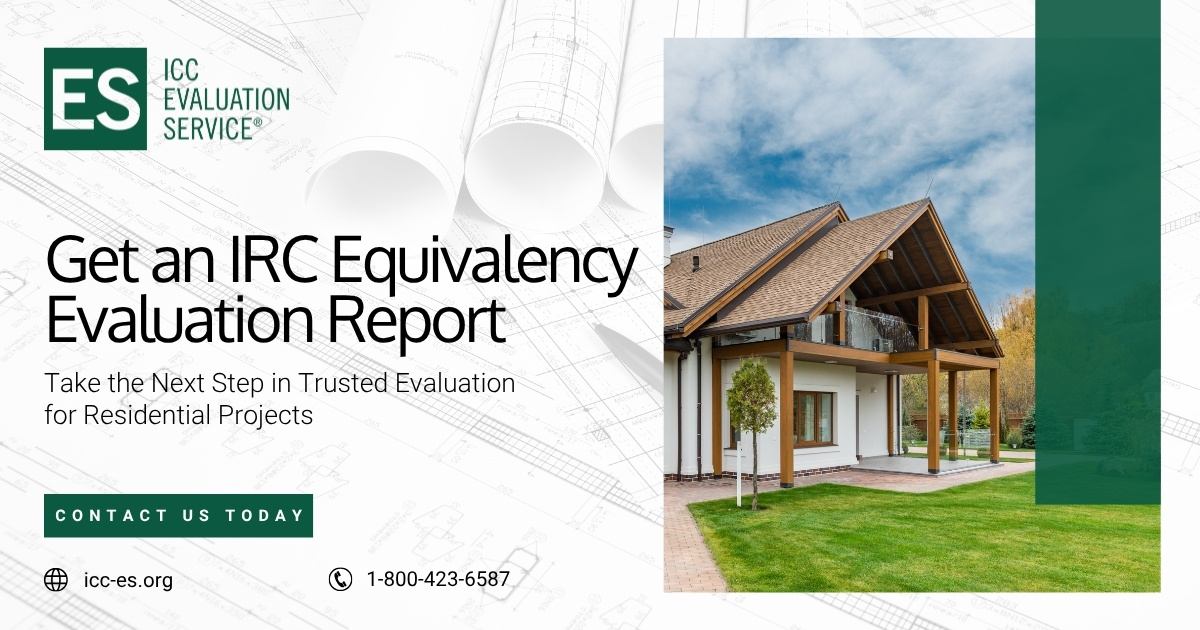 ICC - Manufacturers with an ICC-ES Evaluation Report (ESR) can take ...