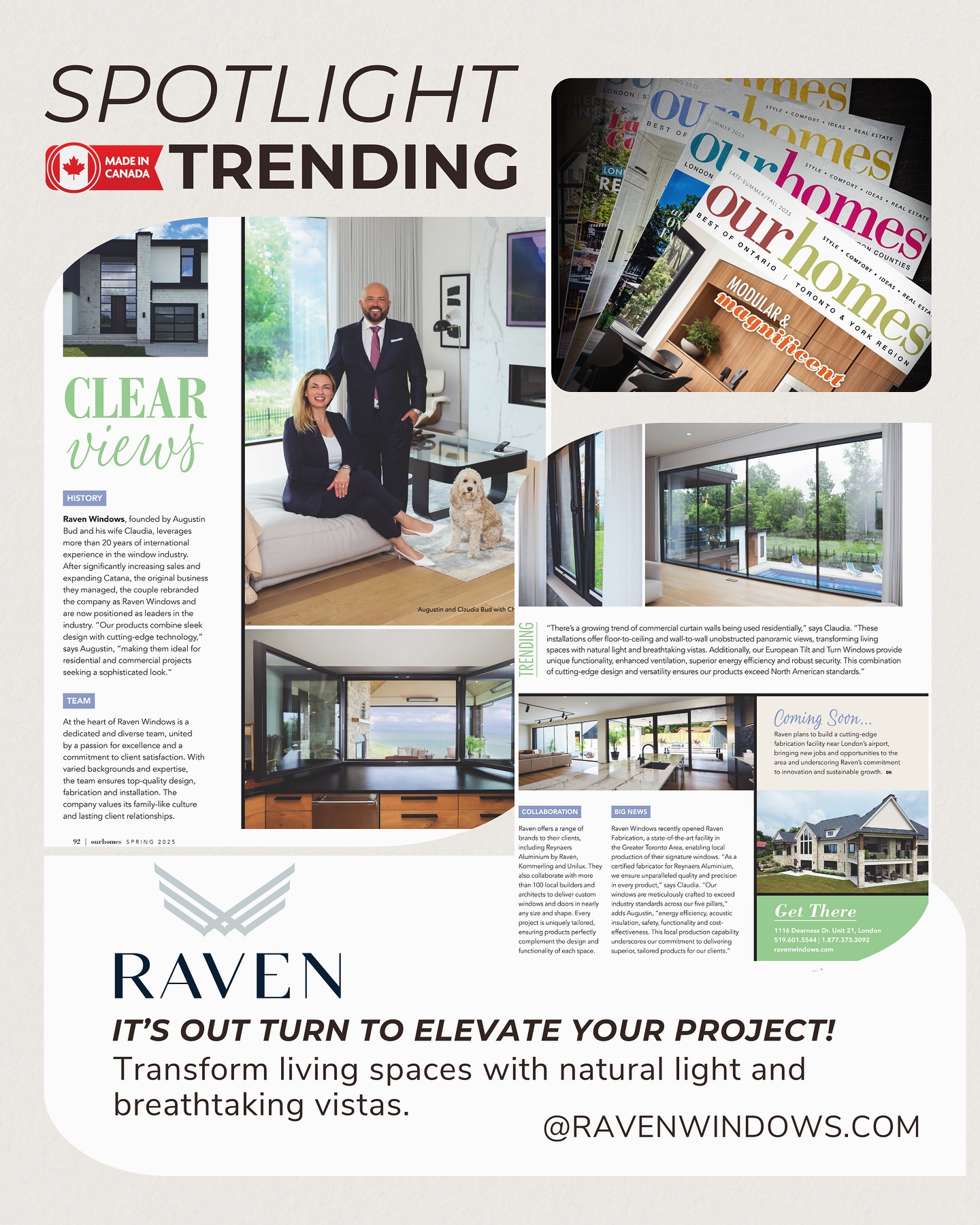 Raven - 15 years strong Raven Windows has been proudly featured in Our ...