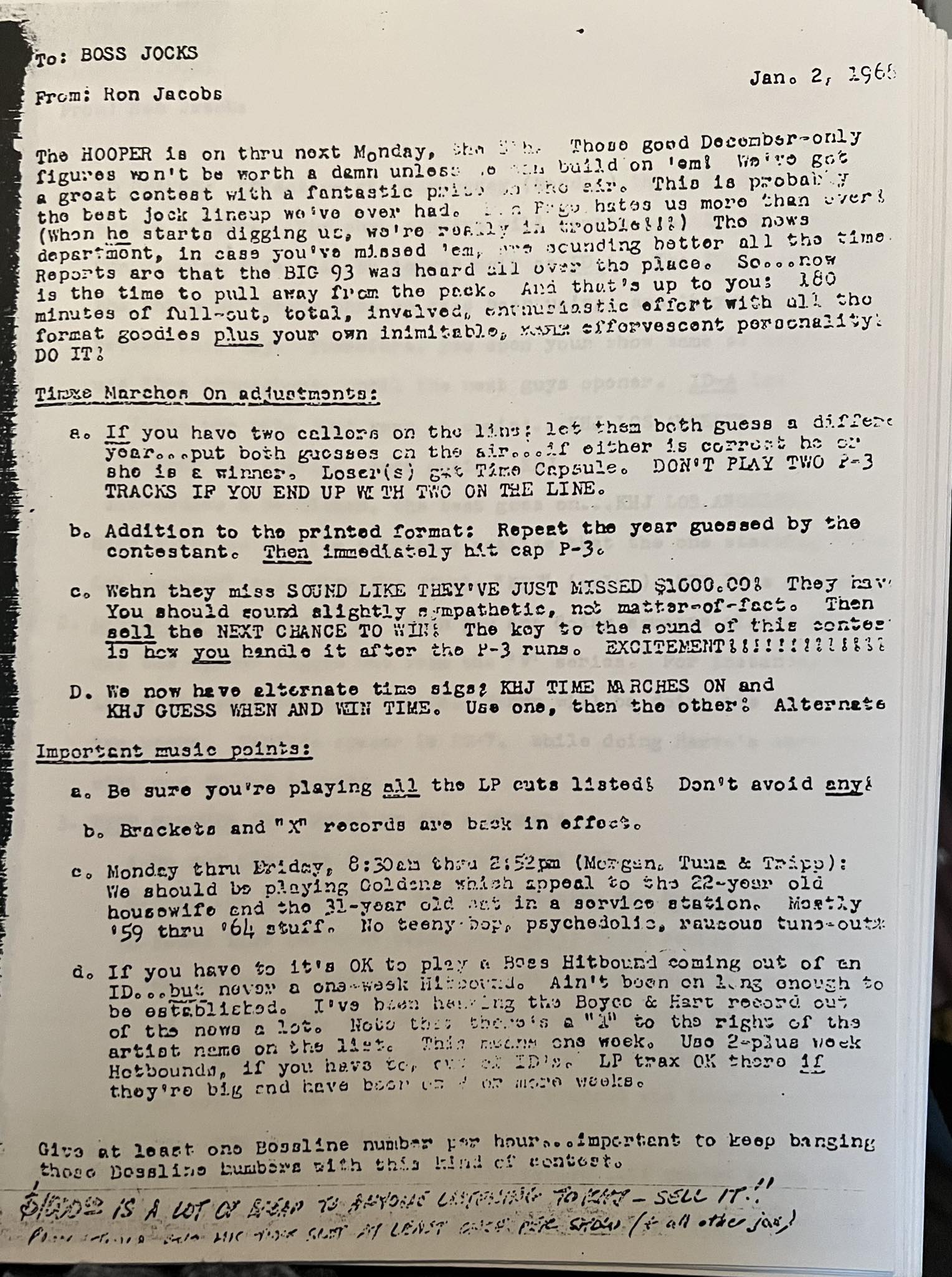 Jacob’s memo from Jan 2 | Facebook