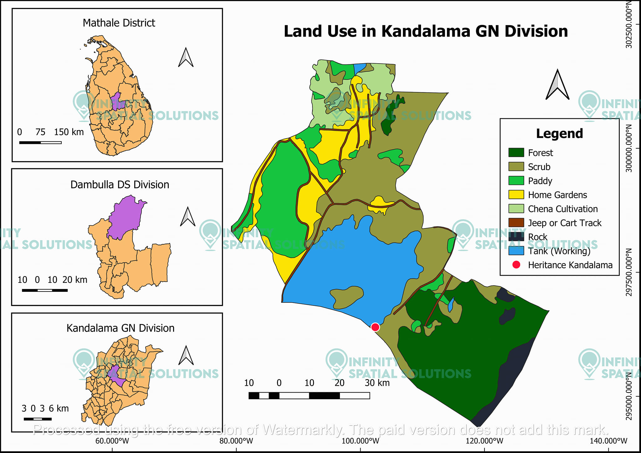 Land Use Map The Land Use... - Infinity Spatial Solutions | Facebook