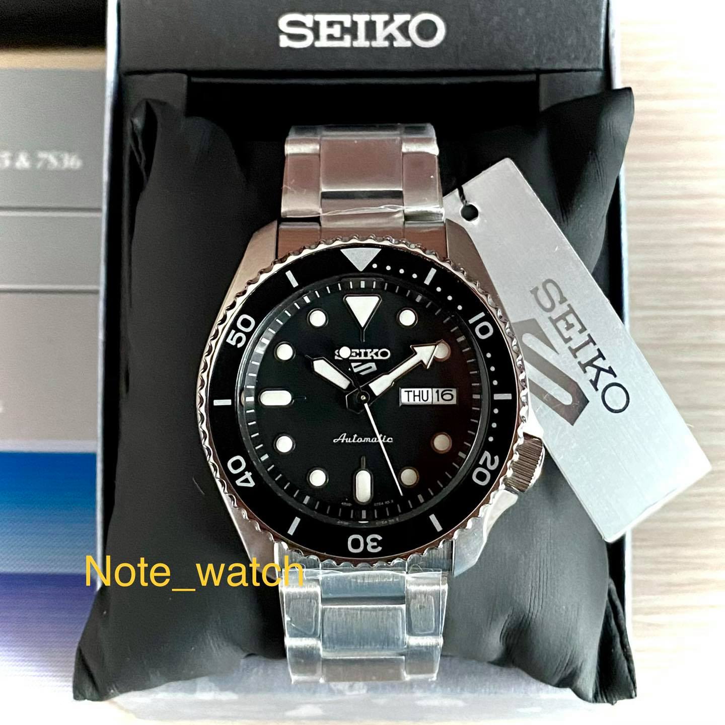Note_Watch - SEIKO Suits Style New Sports 5 SRPD55 Black... | Facebook