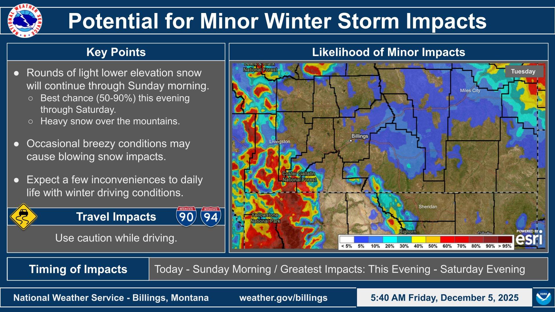 US - Multiple rounds of snow will continue into Sunday morning. Over ...