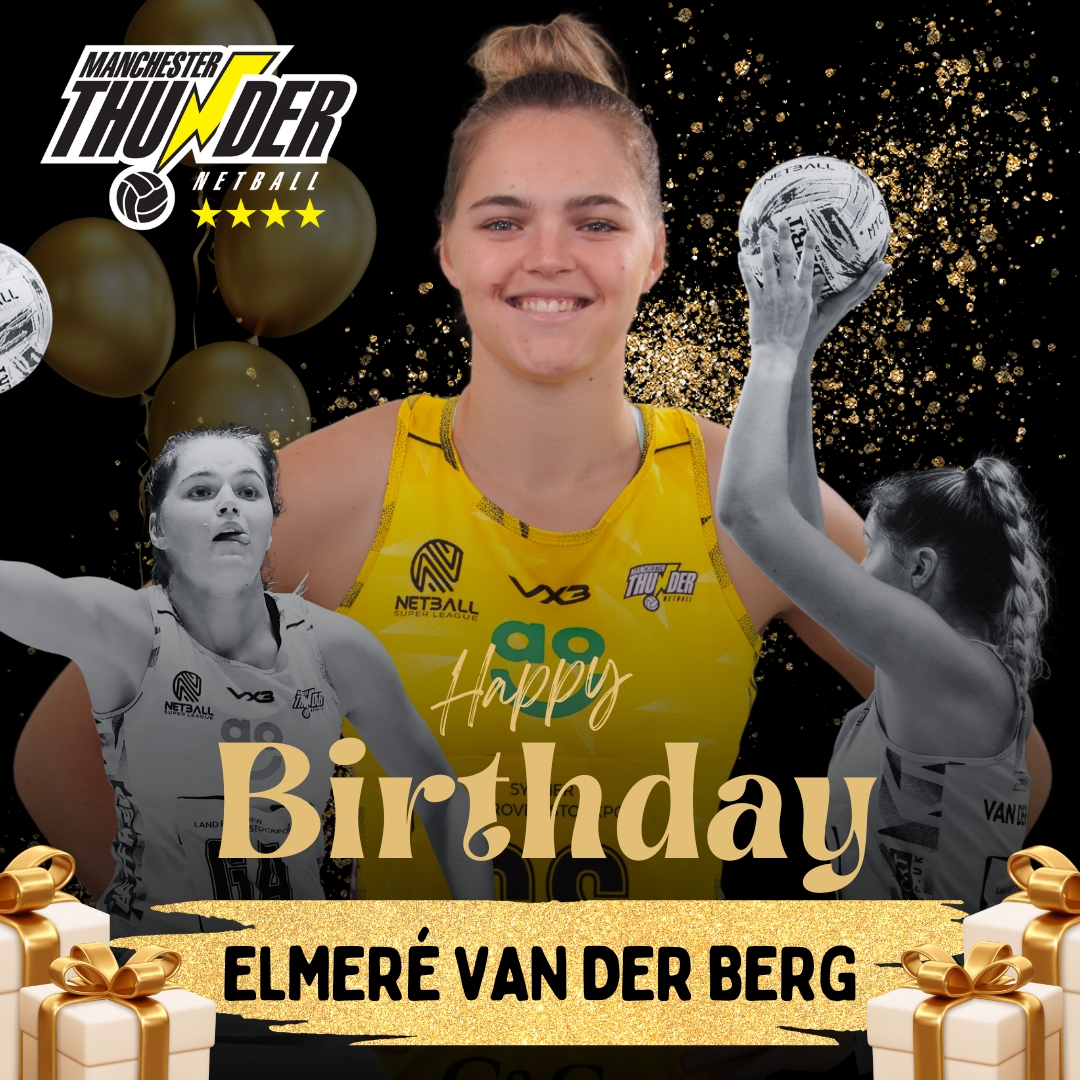 Manchester - We'd like to wish Elmeré van der Berg a very happy ...