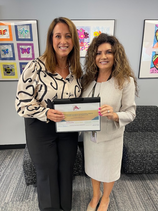 Earlier this week Superintendent Dr Karen Gagliardi and  