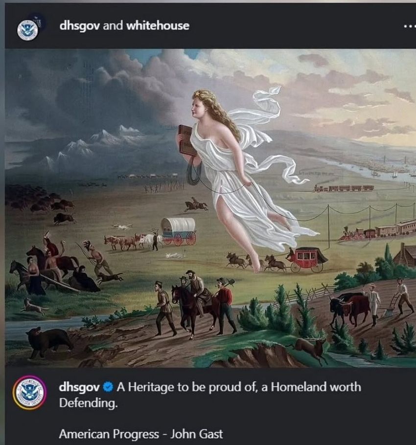 Manifest Destiny in 19th-century American paintings