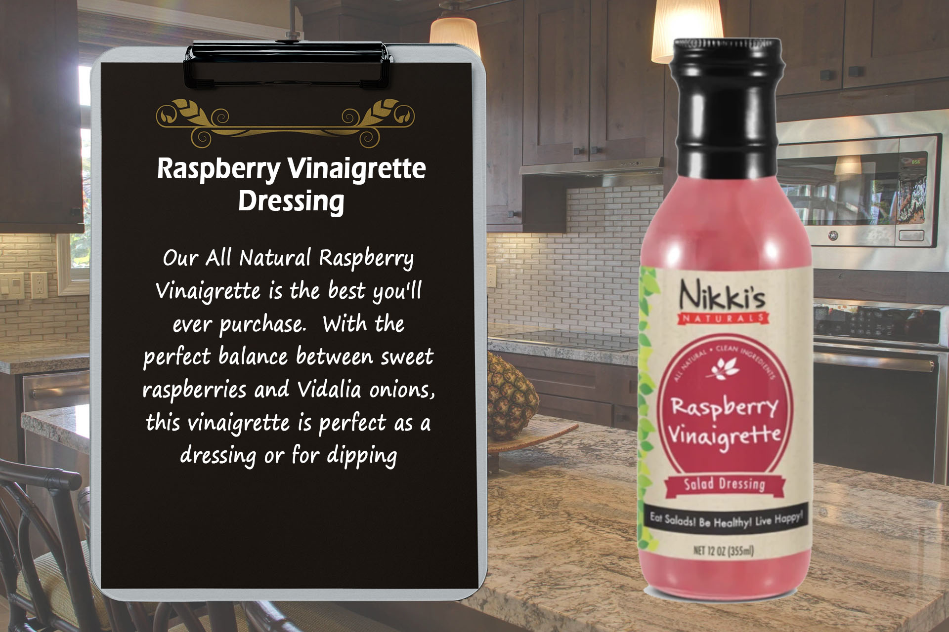 Our All Natural Raspberry Vinaigrette... - Nikki’s Naturals