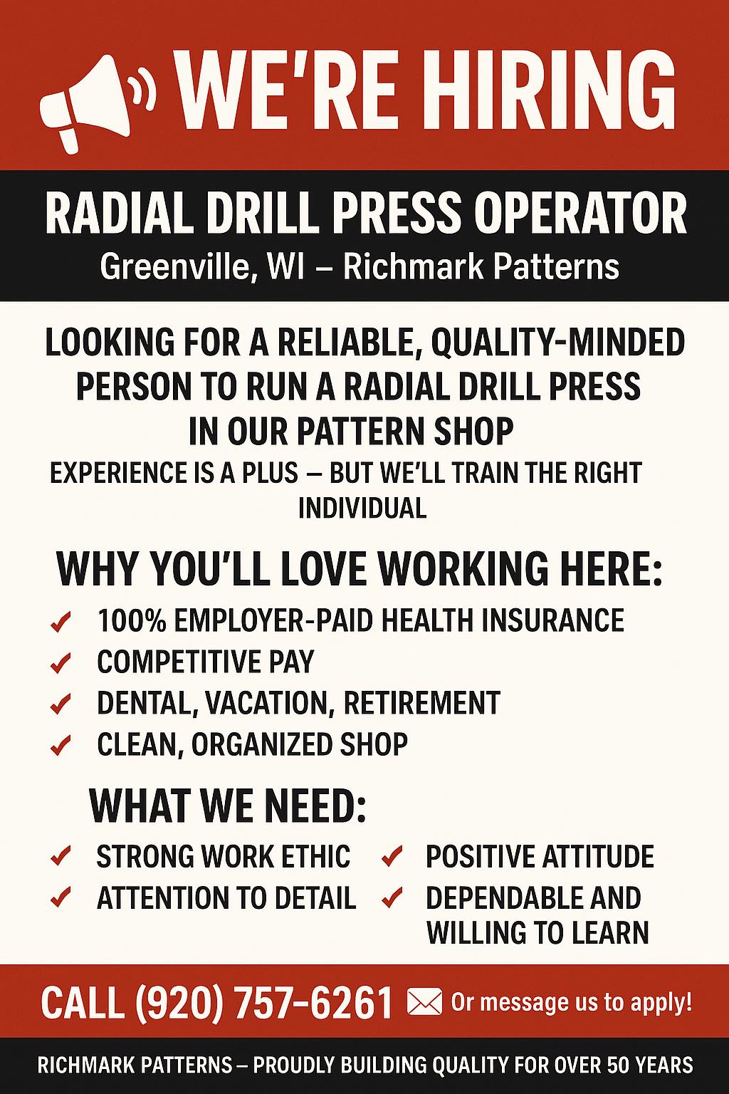 Richmark Patterns | Greenville WI